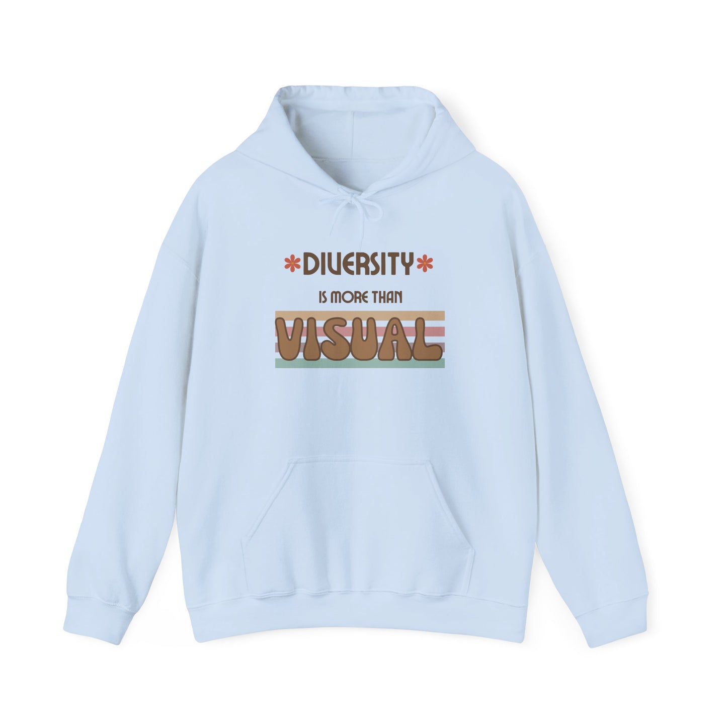 Diversity is More Than Visual Retro Unisex Hoodie