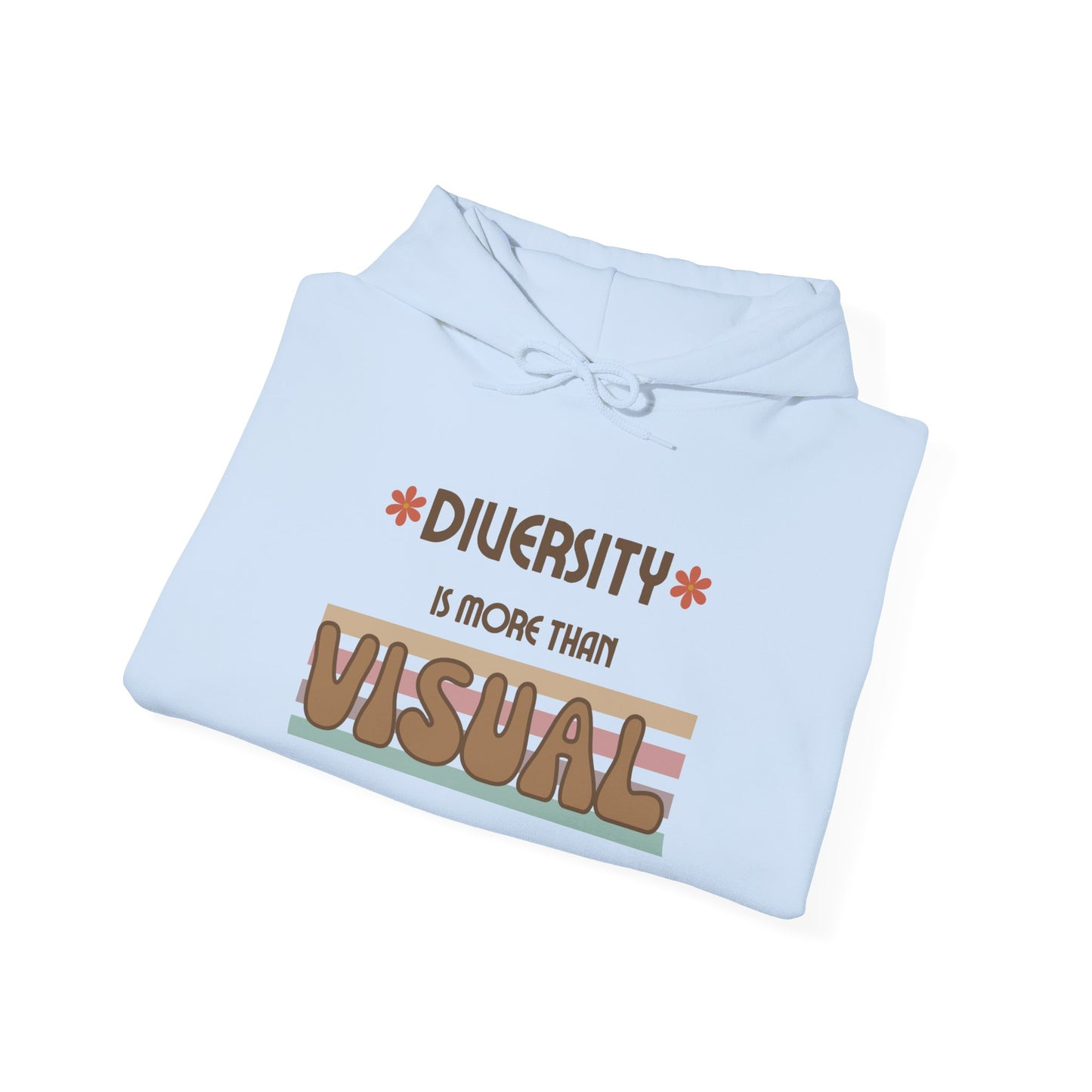Diversity is More Than Visual Retro Unisex Hoodie