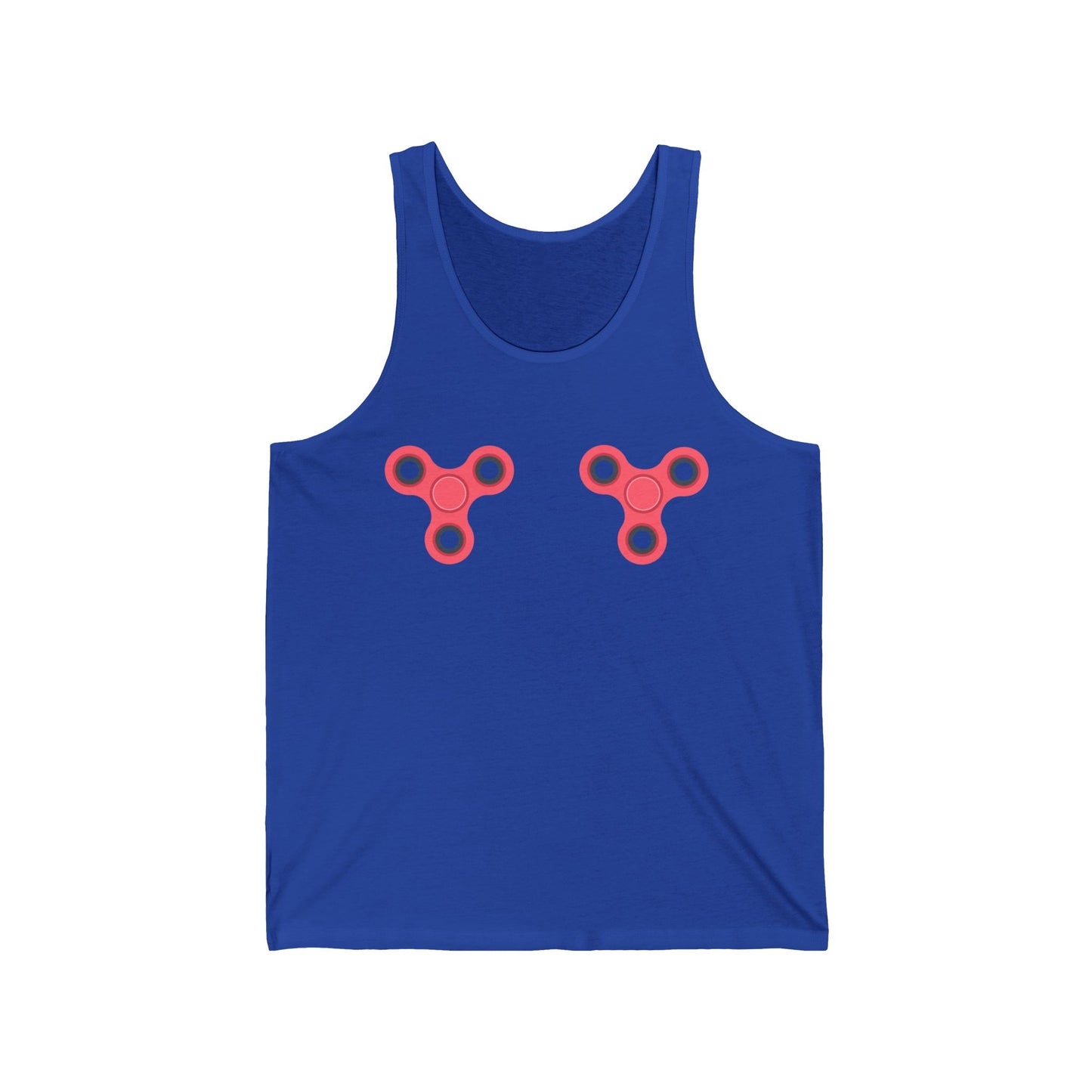 Fidget Spinner Unisex Jersey Tank - Playful Summer Vibe