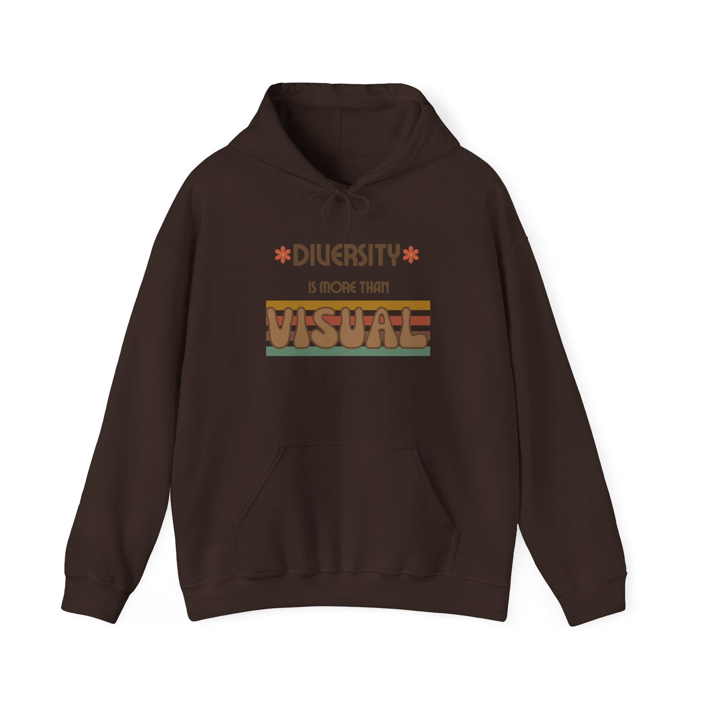 Diversity is More Than Visual Retro Unisex Hoodie