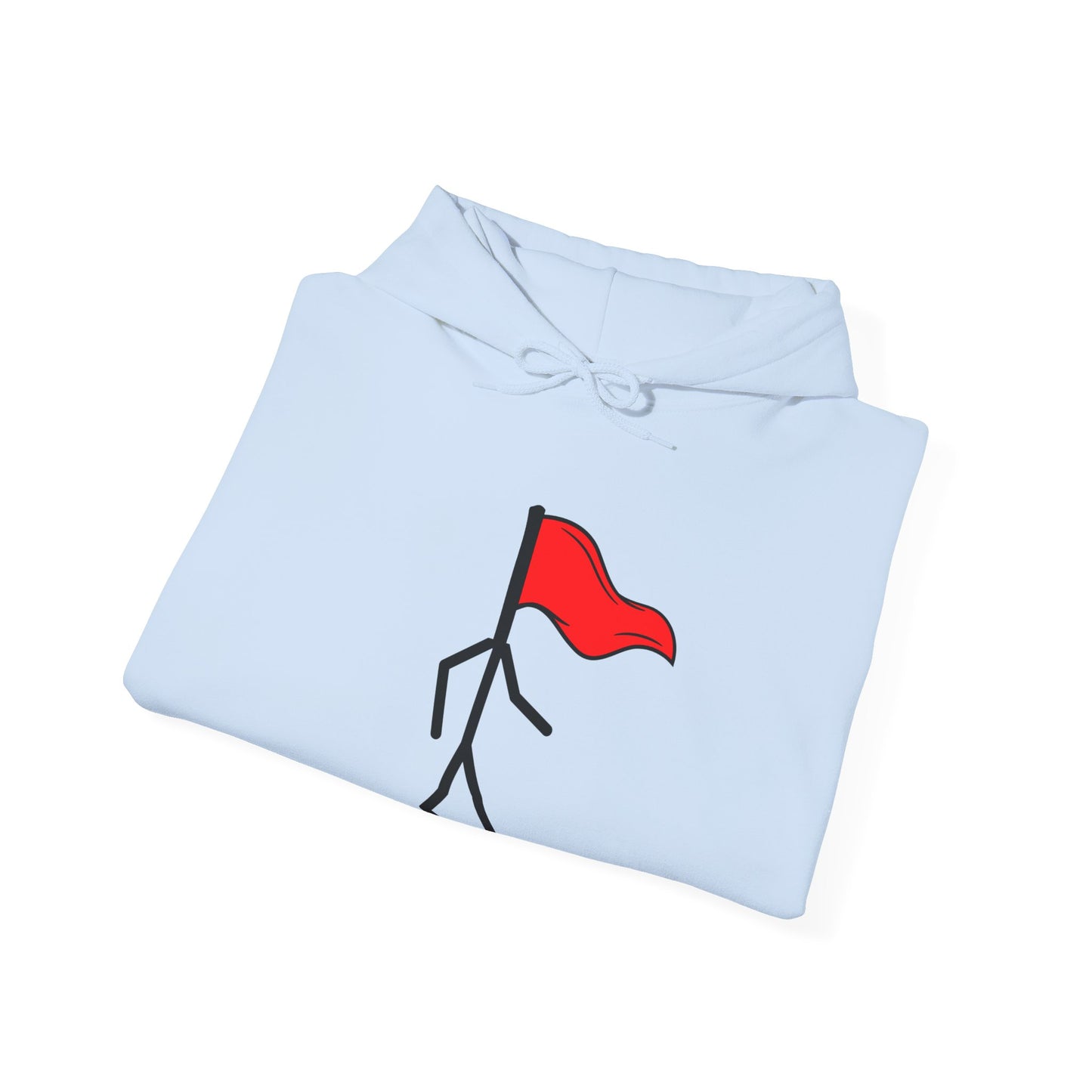 Walking Red Flag, Unisex Hoodie