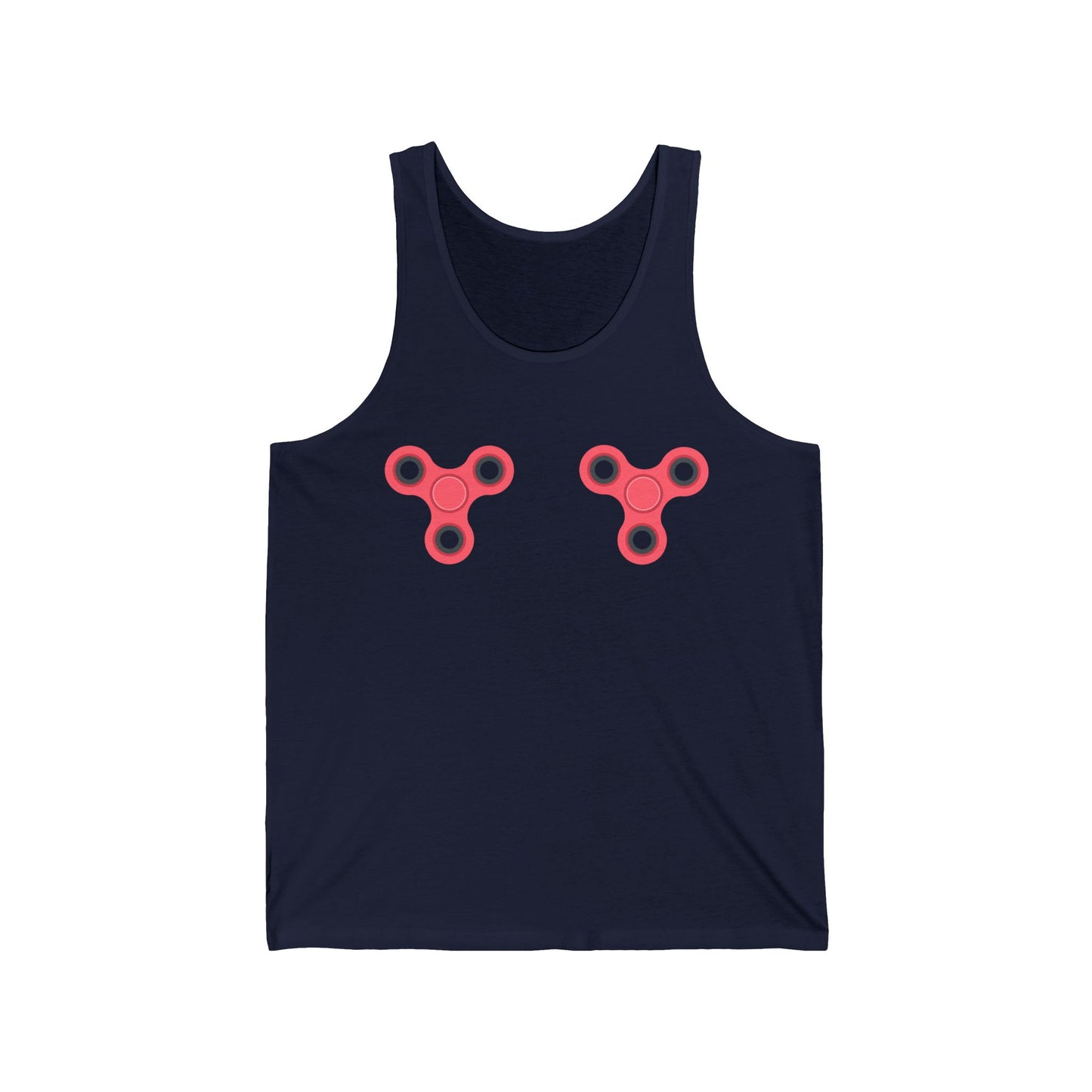Fidget Spinner Unisex Jersey Tank - Playful Summer Vibe