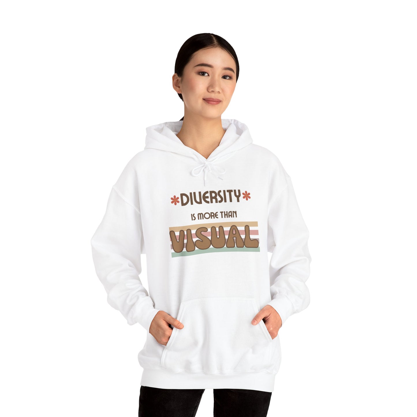 Diversity is More Than Visual Retro Unisex Hoodie