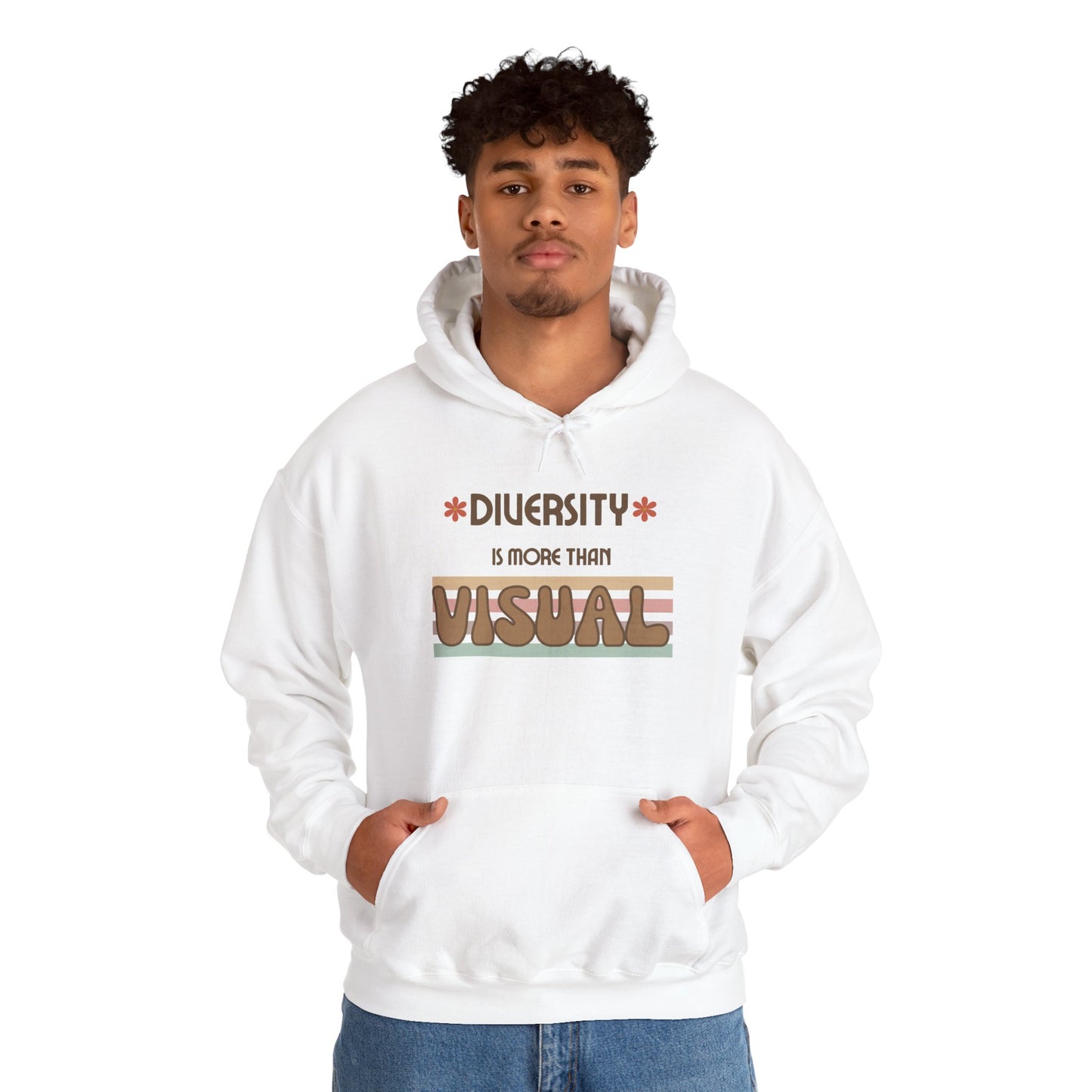 Diversity is More Than Visual Retro Unisex Hoodie