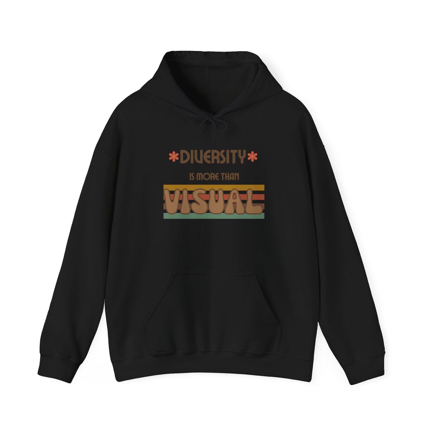Diversity is More Than Visual Retro Unisex Hoodie