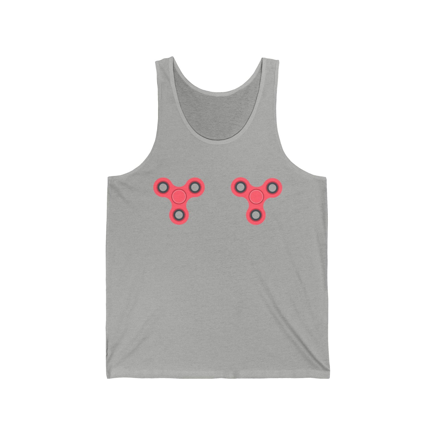 Fidget Spinner Unisex Jersey Tank - Playful Summer Vibe