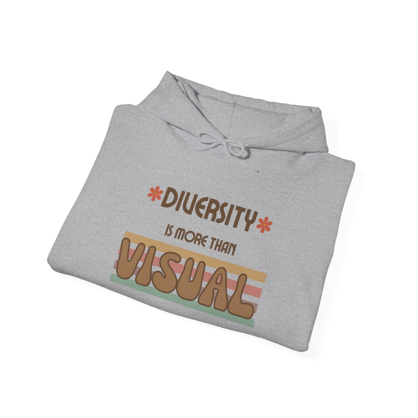 Diversity is More Than Visual Retro Unisex Hoodie