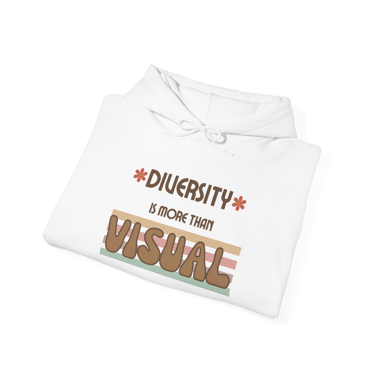 Diversity is More Than Visual Retro Unisex Hoodie