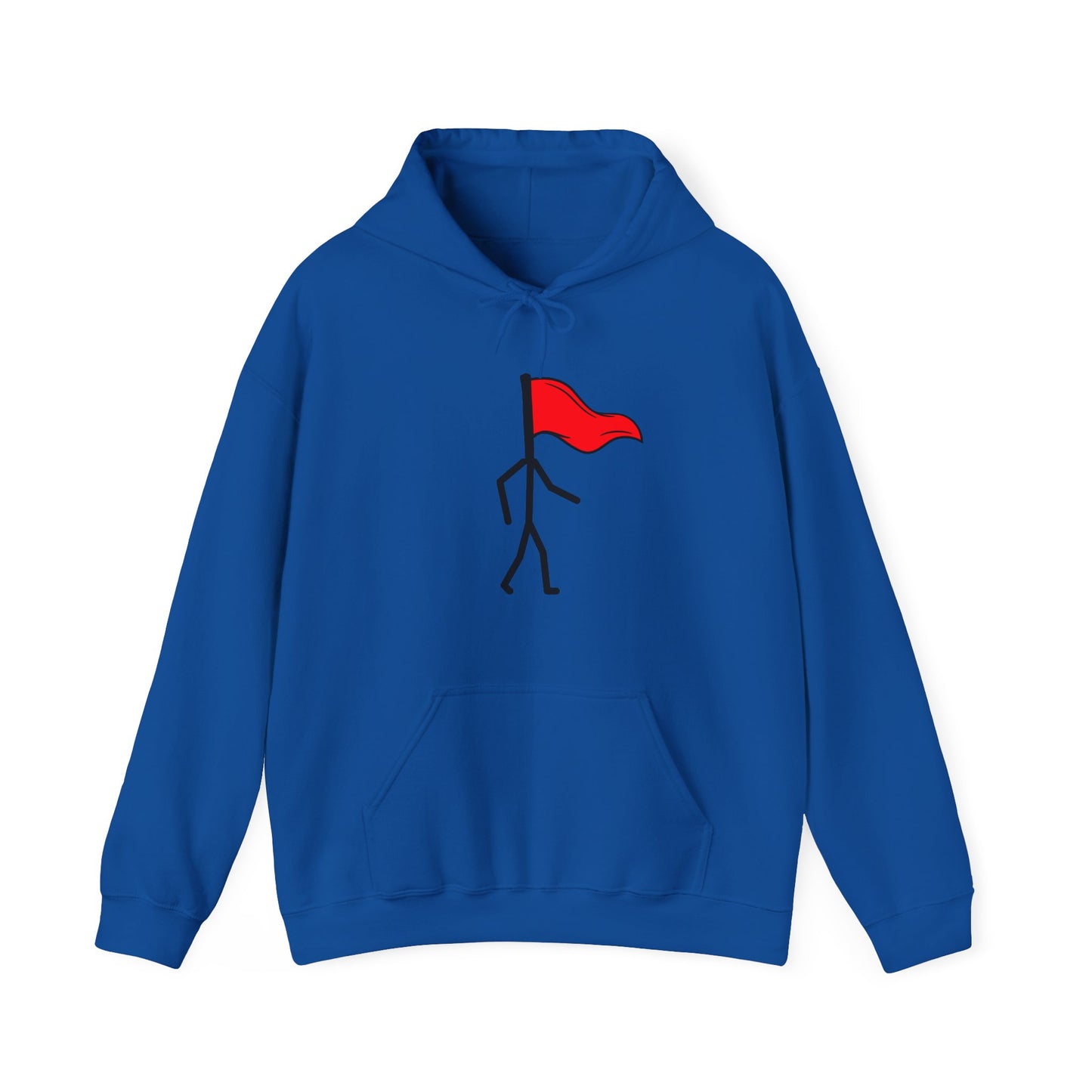 Walking Red Flag, Unisex Hoodie