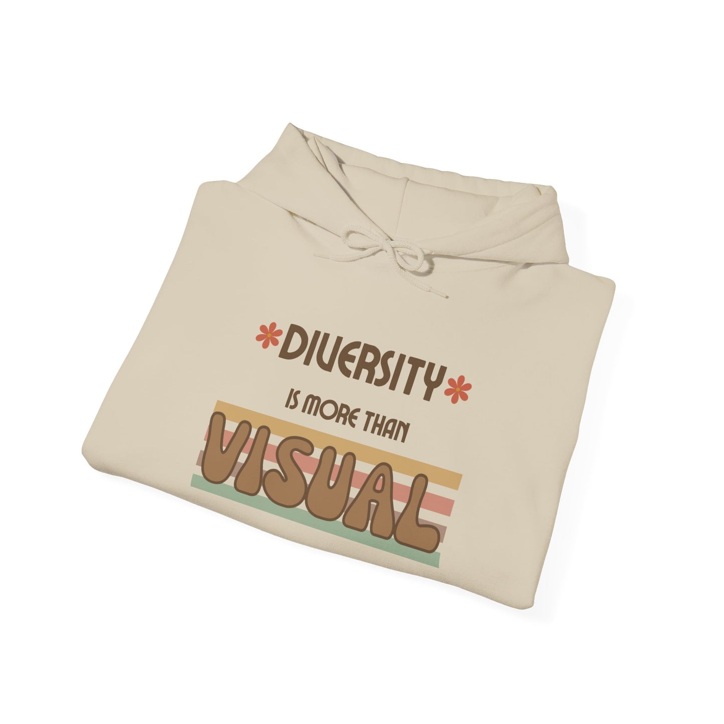 Diversity is More Than Visual Retro Unisex Hoodie