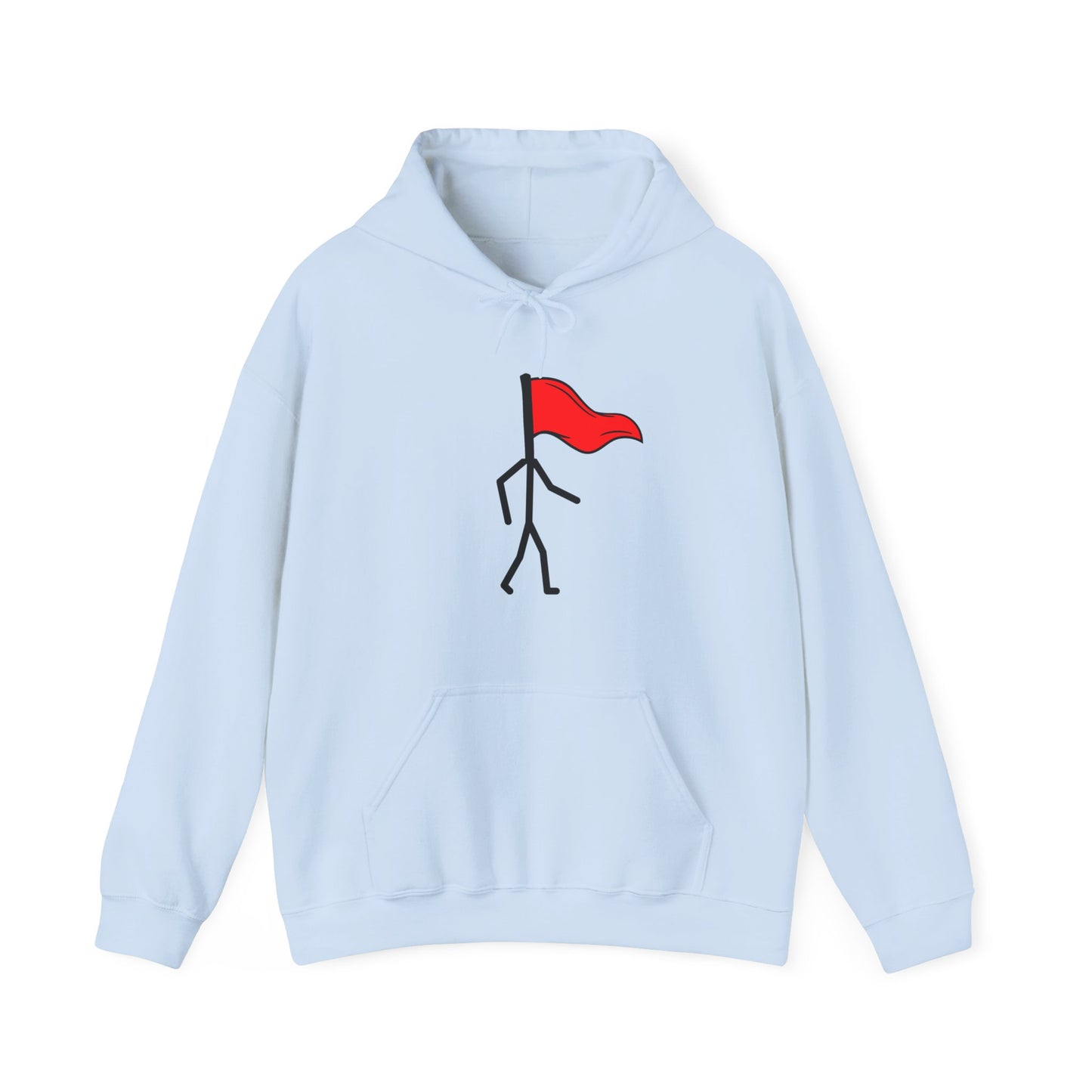 Walking Red Flag, Unisex Hoodie