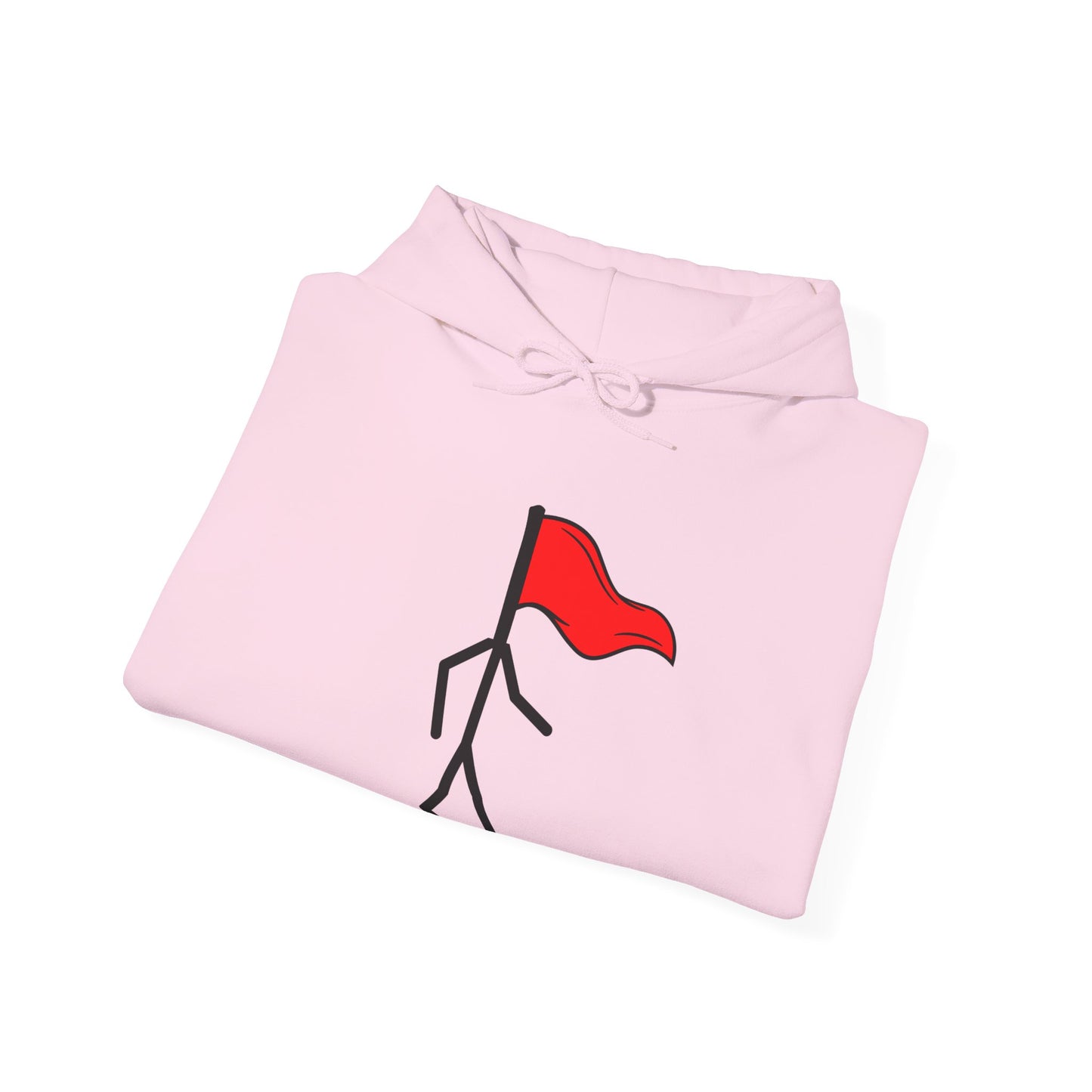 Walking Red Flag, Unisex Hoodie