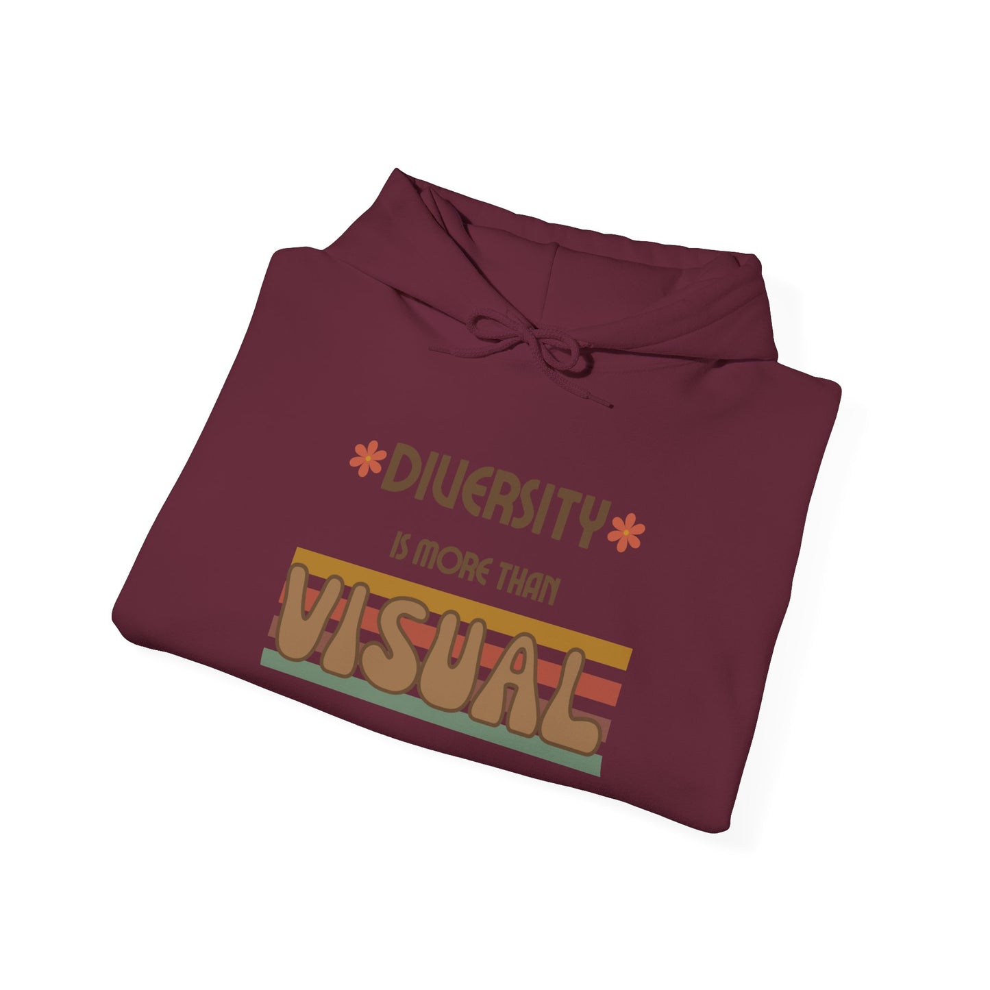 Diversity is More Than Visual Retro Unisex Hoodie
