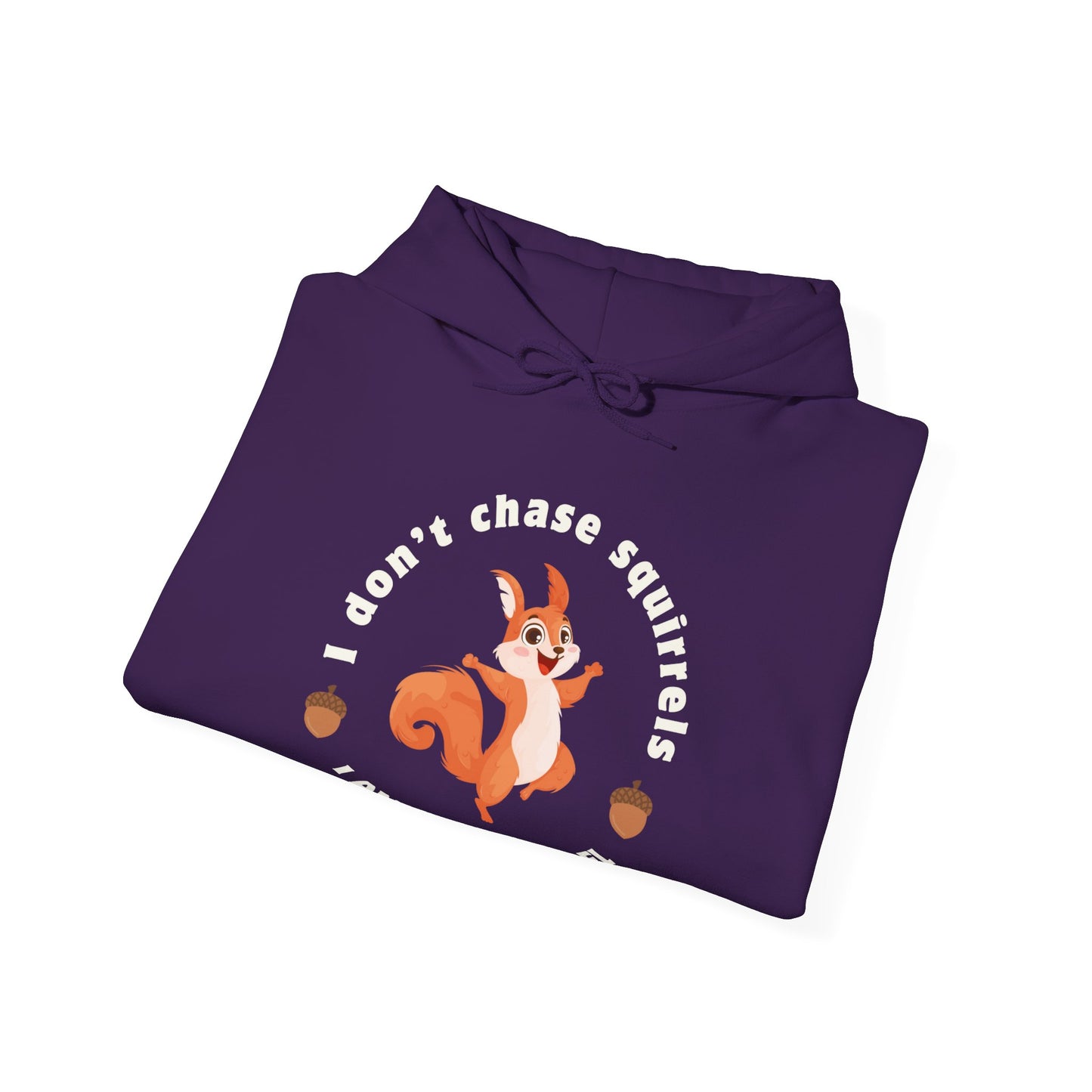 I Don't Chase Squirrels, I AM The Squirrel Funny ADHD Unisex Hoodie