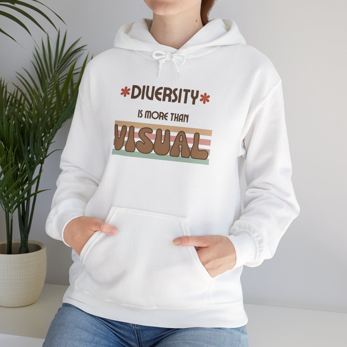 Diversity is More Than Visual Retro Unisex Hoodie