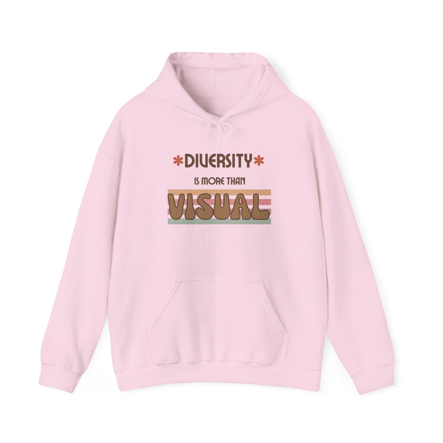 Diversity is More Than Visual Retro Unisex Hoodie
