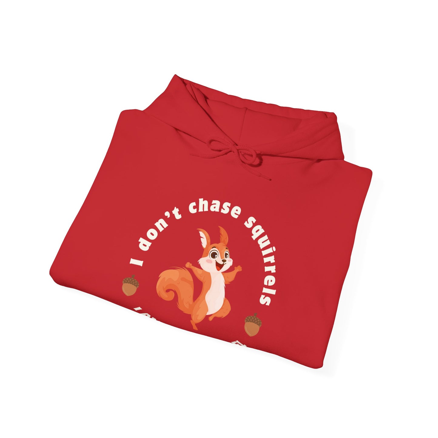 I Don't Chase Squirrels, I AM The Squirrel Funny ADHD Unisex Hoodie