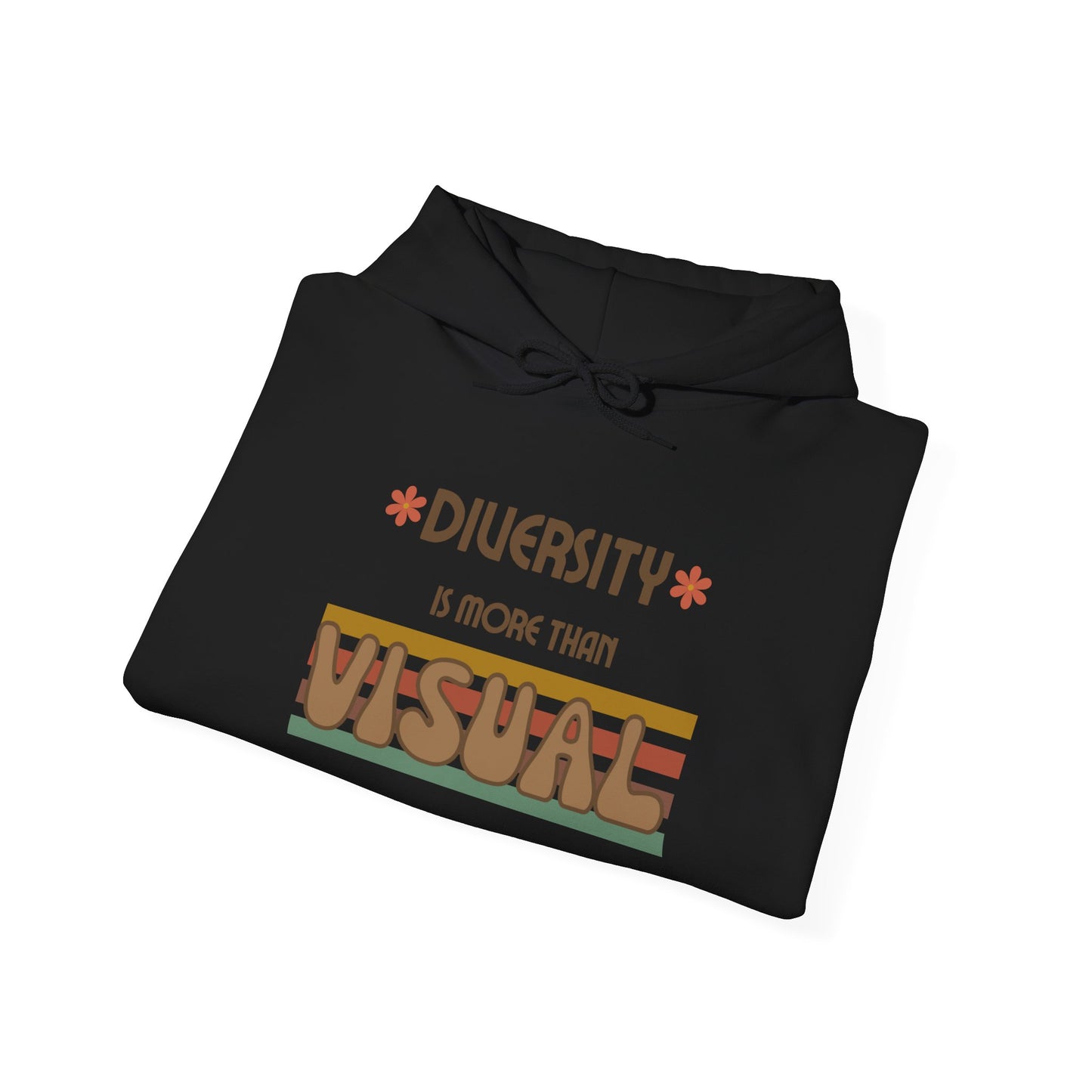 Diversity is More Than Visual Retro Unisex Hoodie