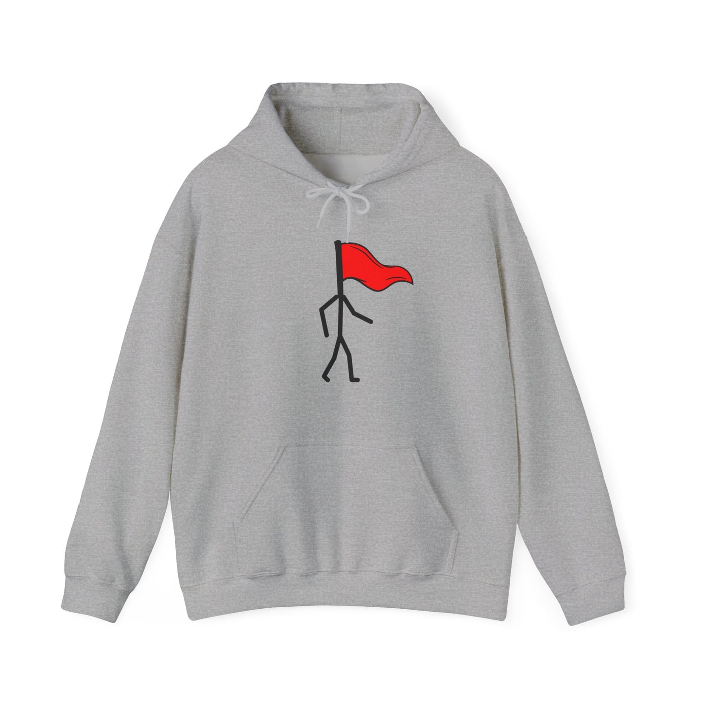 Walking Red Flag, Unisex Hoodie