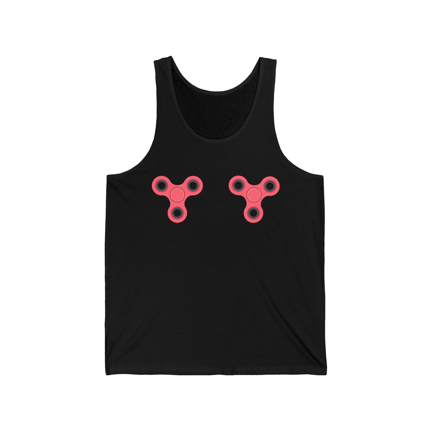 Fidget Spinner Unisex Jersey Tank - Playful Summer Vibe