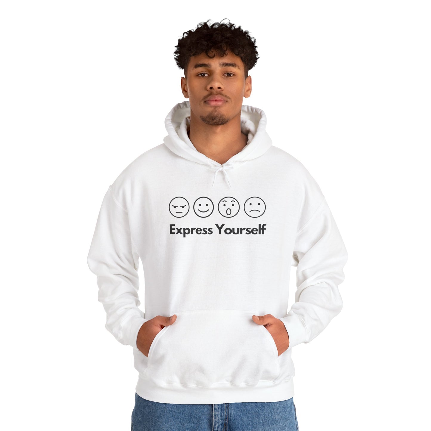 Express Yourself Mental Wellness, Unisex Hoodie