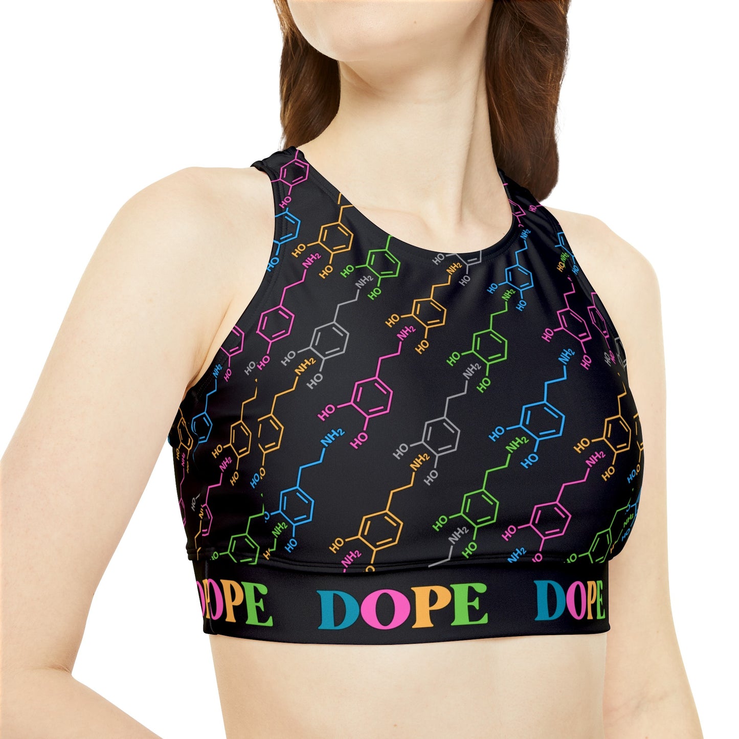 Dope Sporty Bikini Set Black