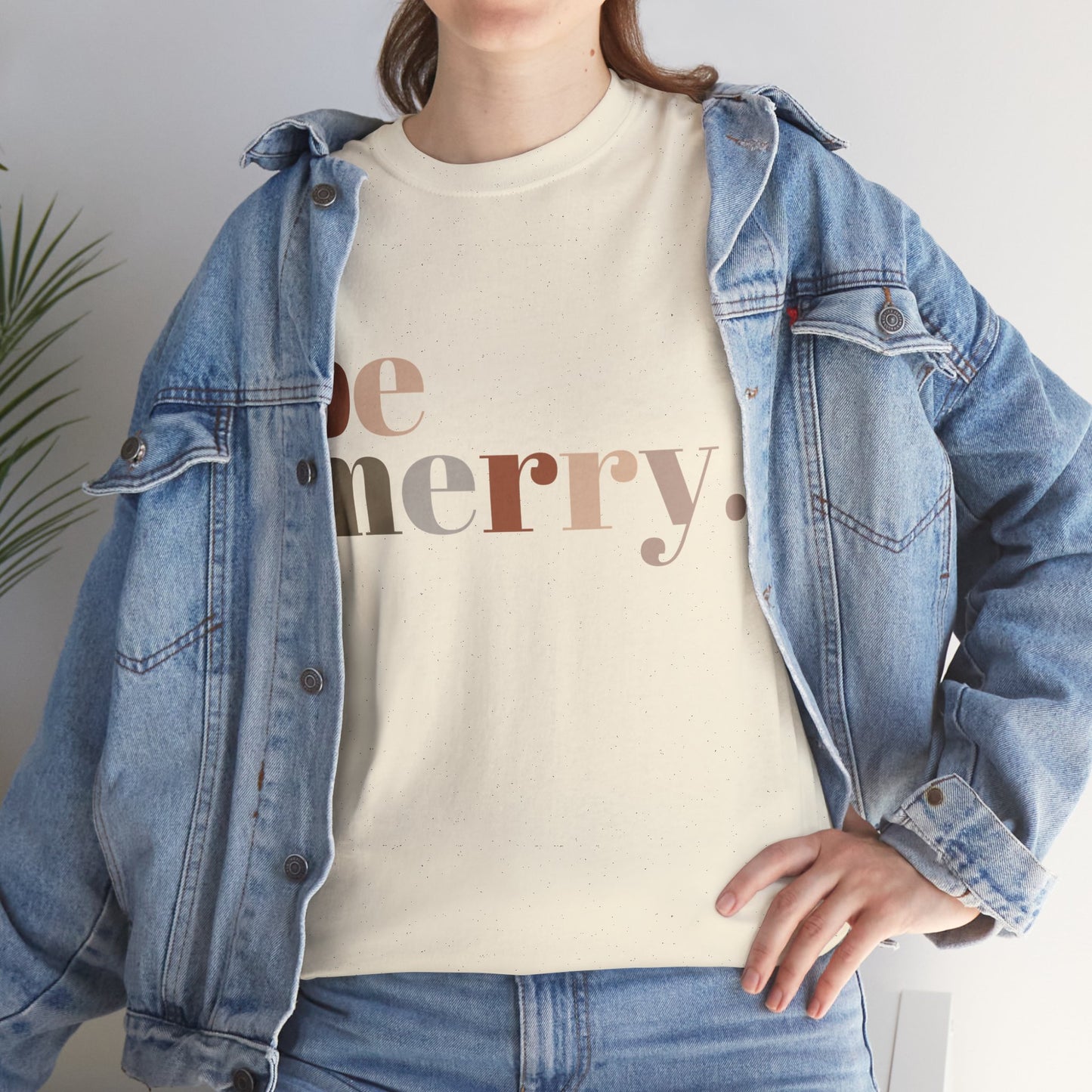 Be Merry Unisex Heavy Cotton Tee