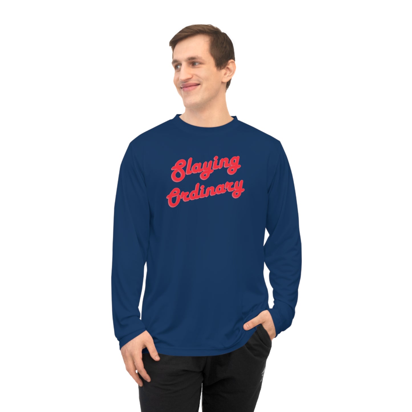 Unisex Performance Long Sleeve Slaying Ordinary Shirt