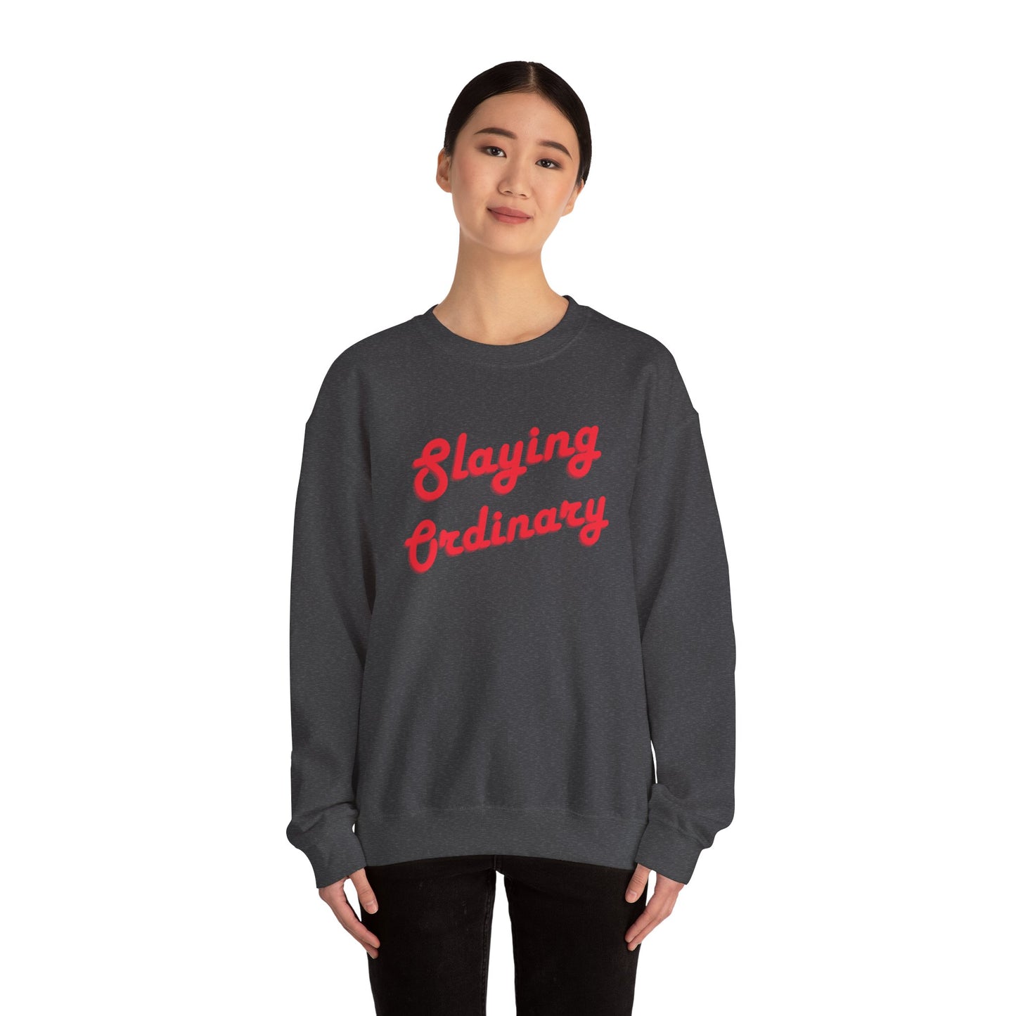 Unisex Heavy Blend™ Crewneck Slaying Ordinary Sweatshirt