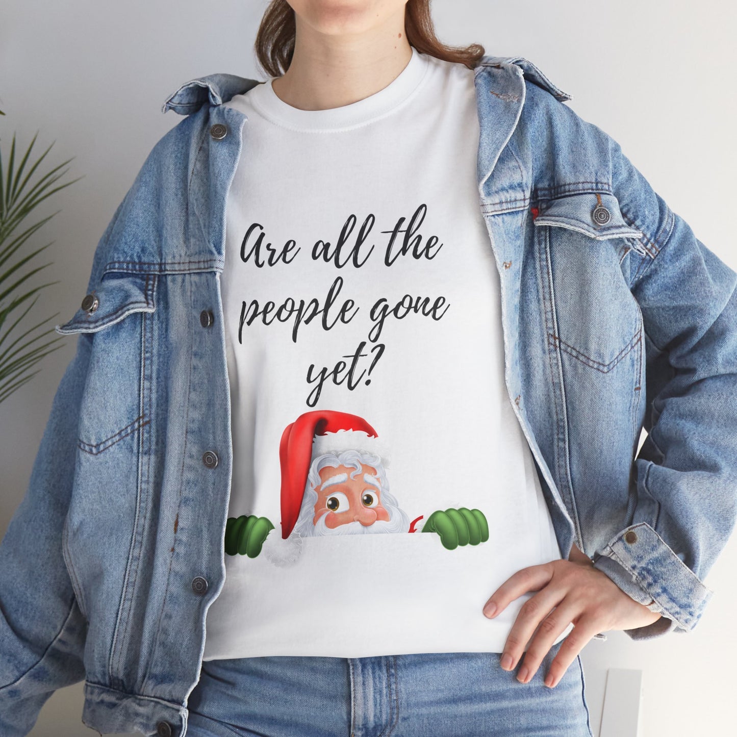 Are all the people gone yet Unisex Heavy Cotton Tee