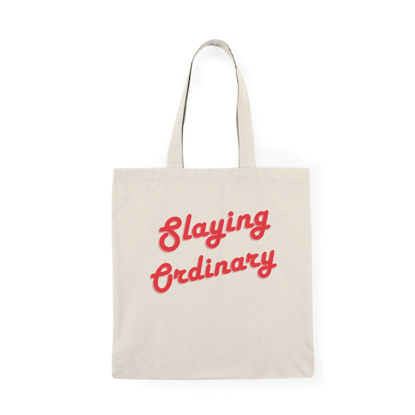 Natural Tote Bag Slaying Ordinary