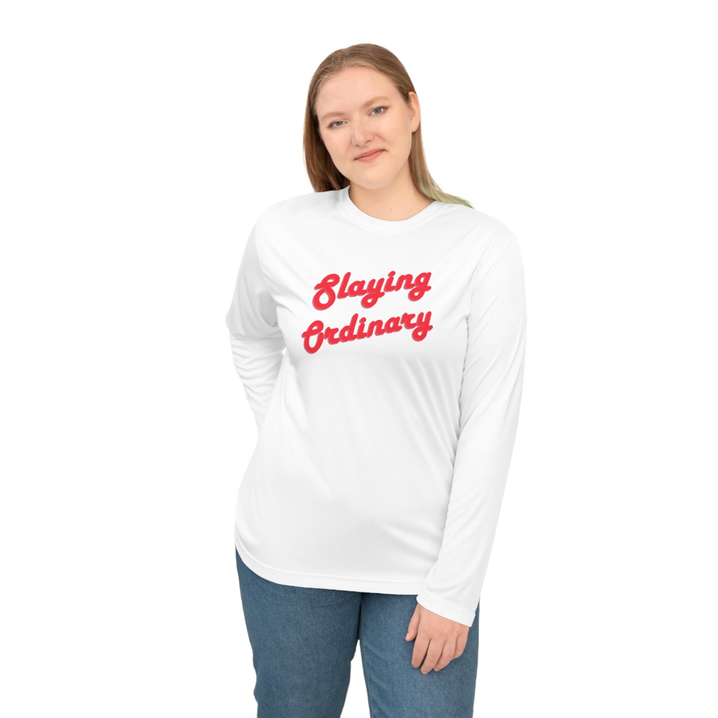 Unisex Performance Long Sleeve Slaying Ordinary Shirt