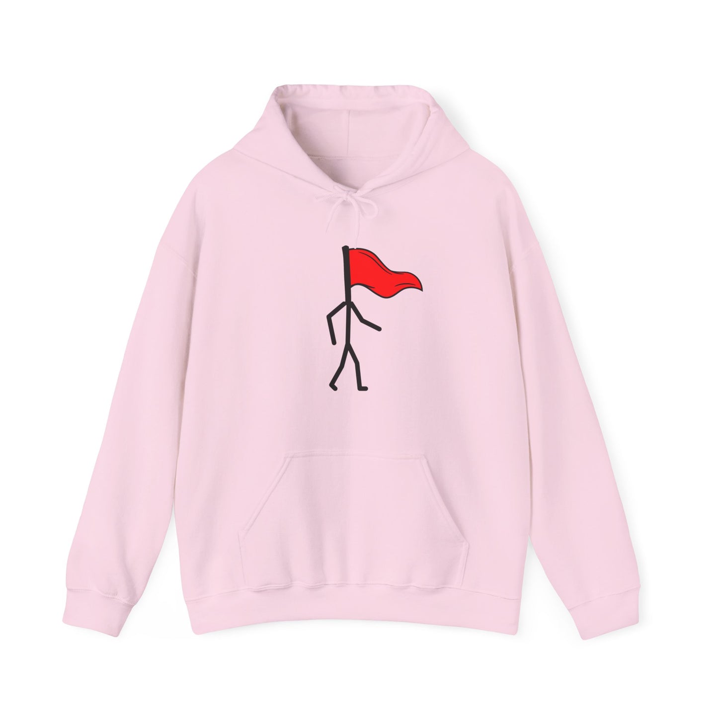 Walking Red Flag, Unisex Hoodie