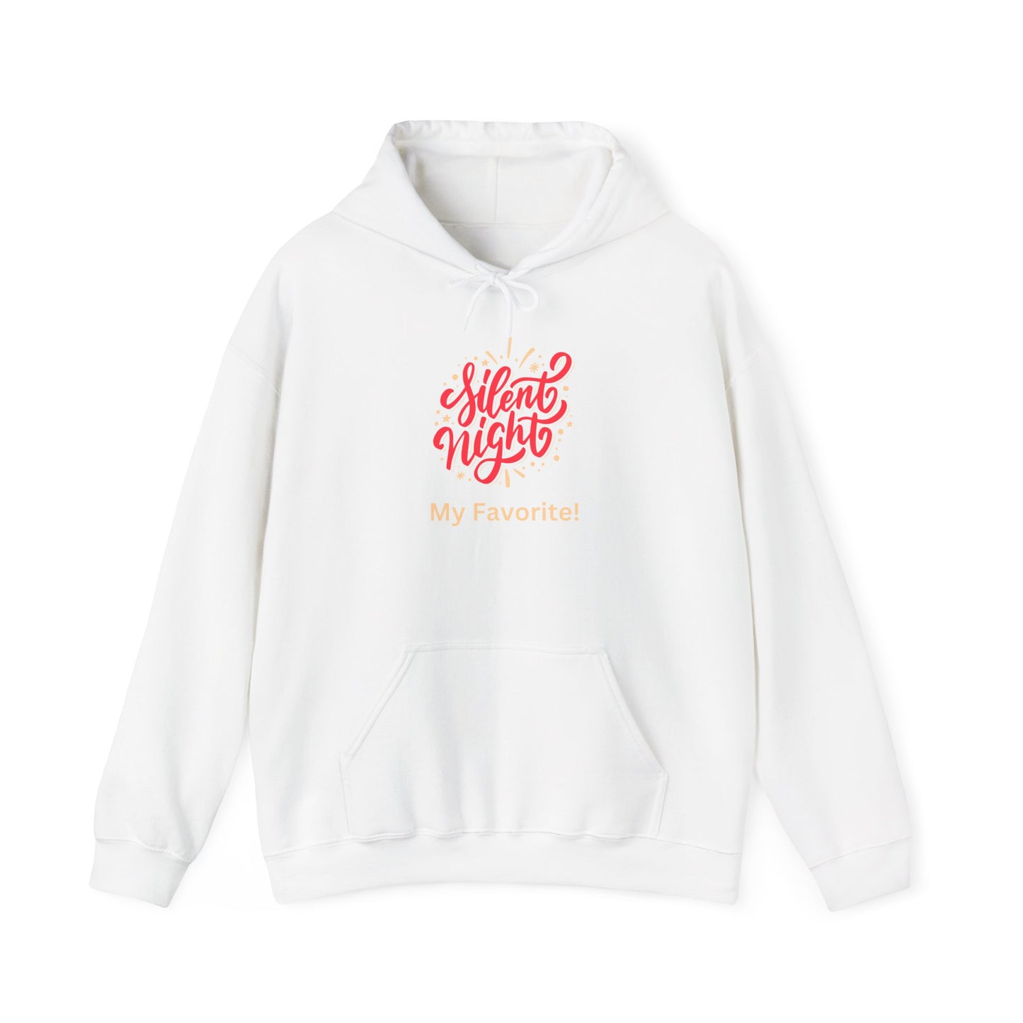 Silent Night Funny Holiday Hoodie for Neurodiverse