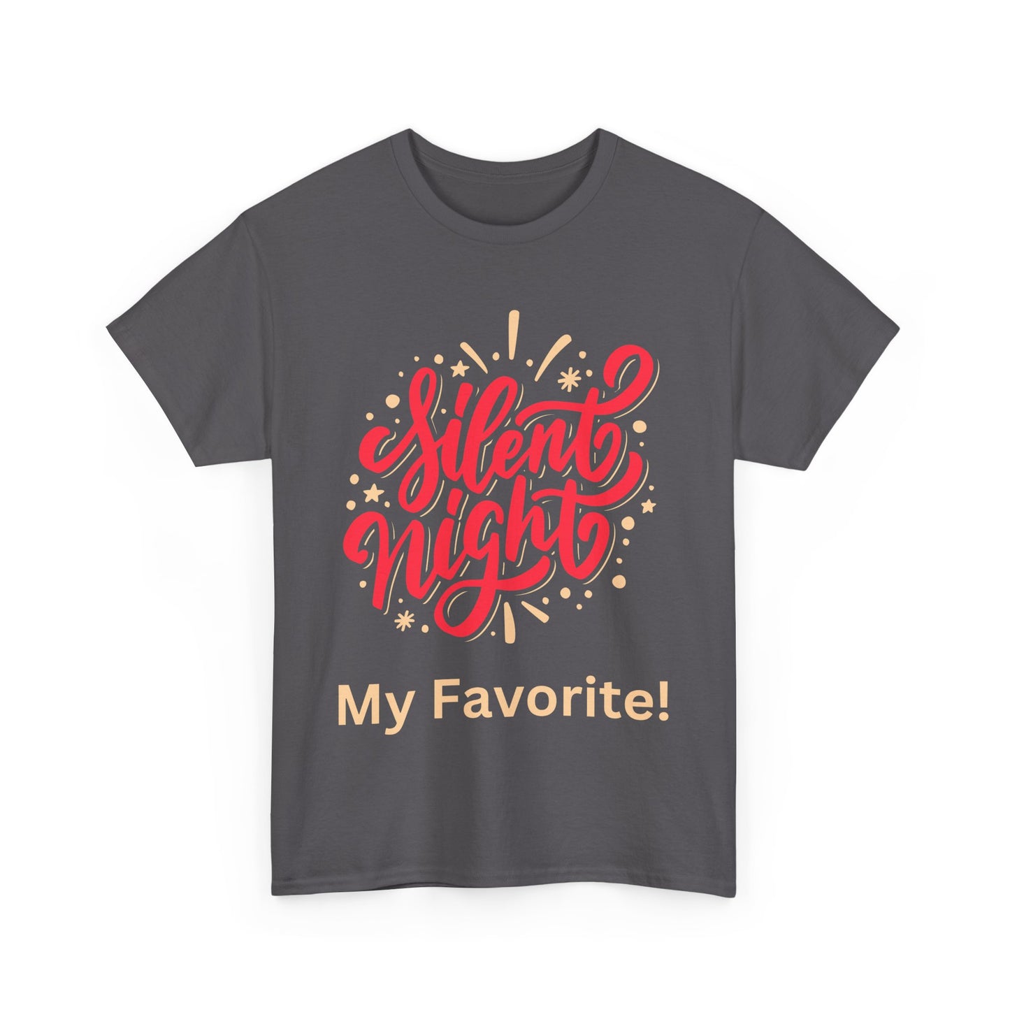 Silent Night, my favorite!  Unisex Heavy Cotton Tee