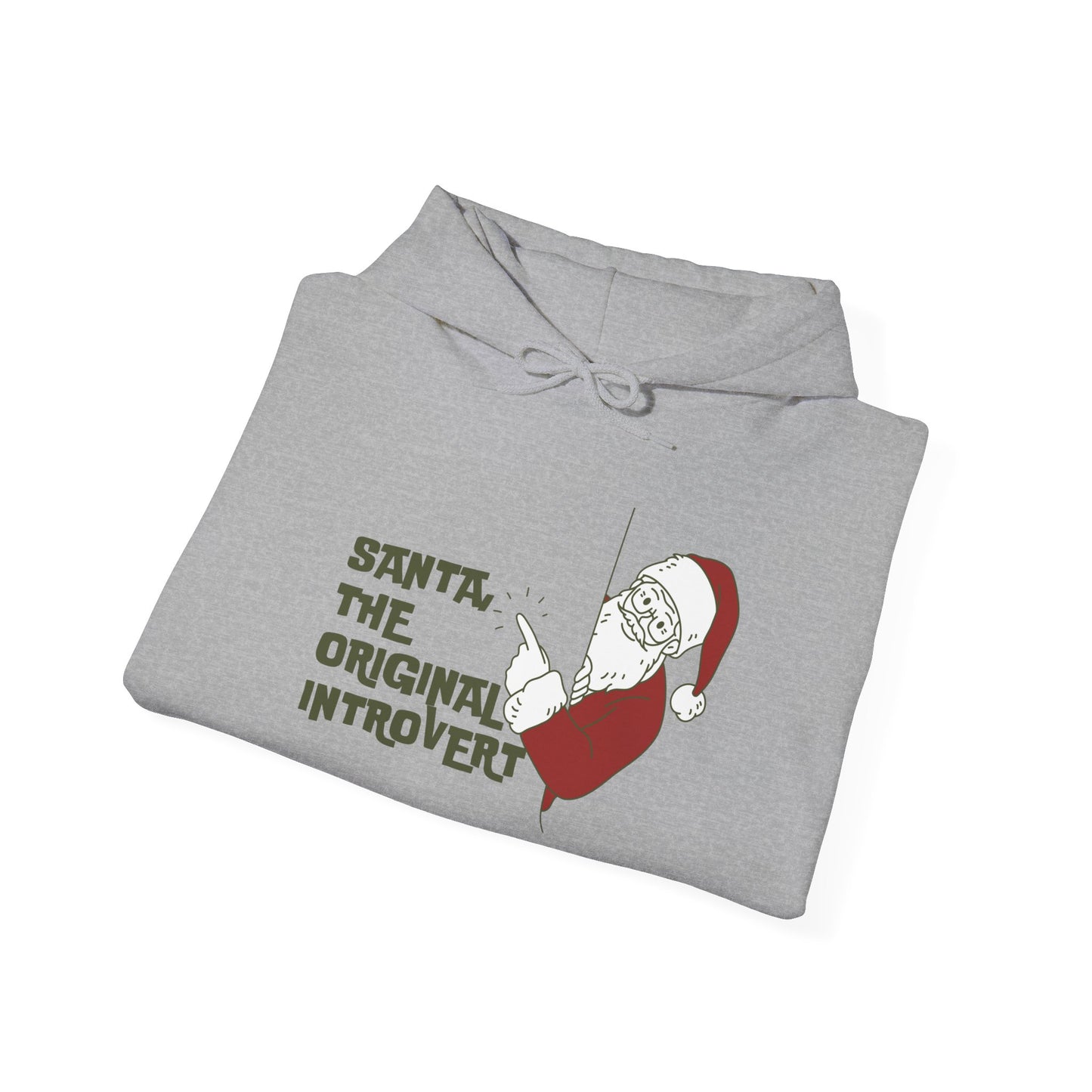 The Original Introvert Unisex Christmas Hoodie