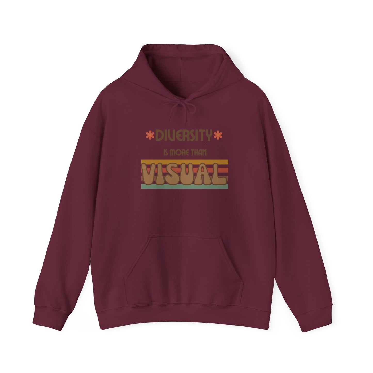 Diversity is More Than Visual Retro Unisex Hoodie
