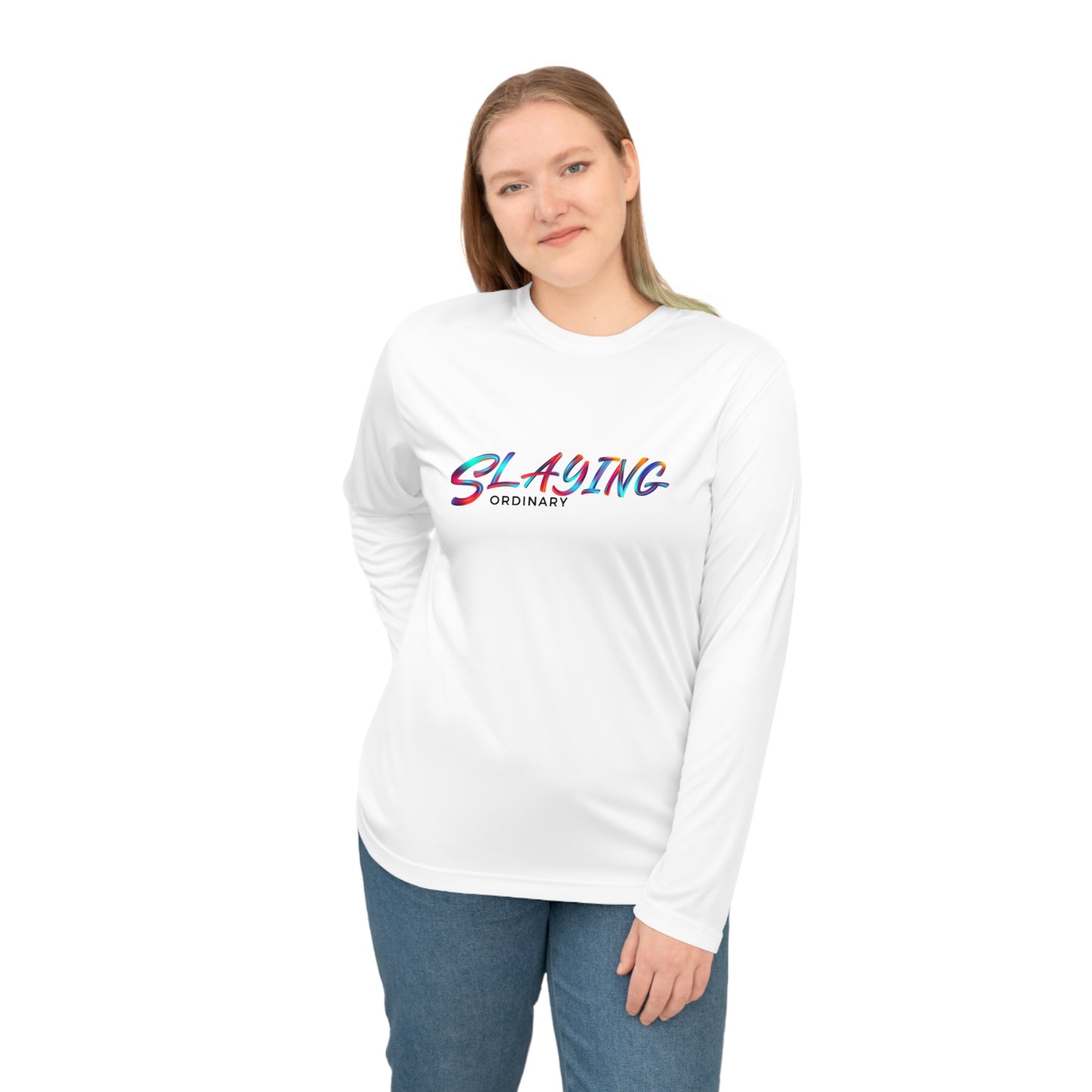 Unisex Performance Long Sleeve Slaying Ordinary Shirt