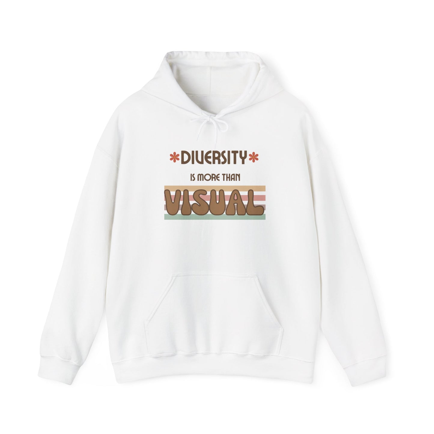 Diversity is More Than Visual Retro Unisex Hoodie