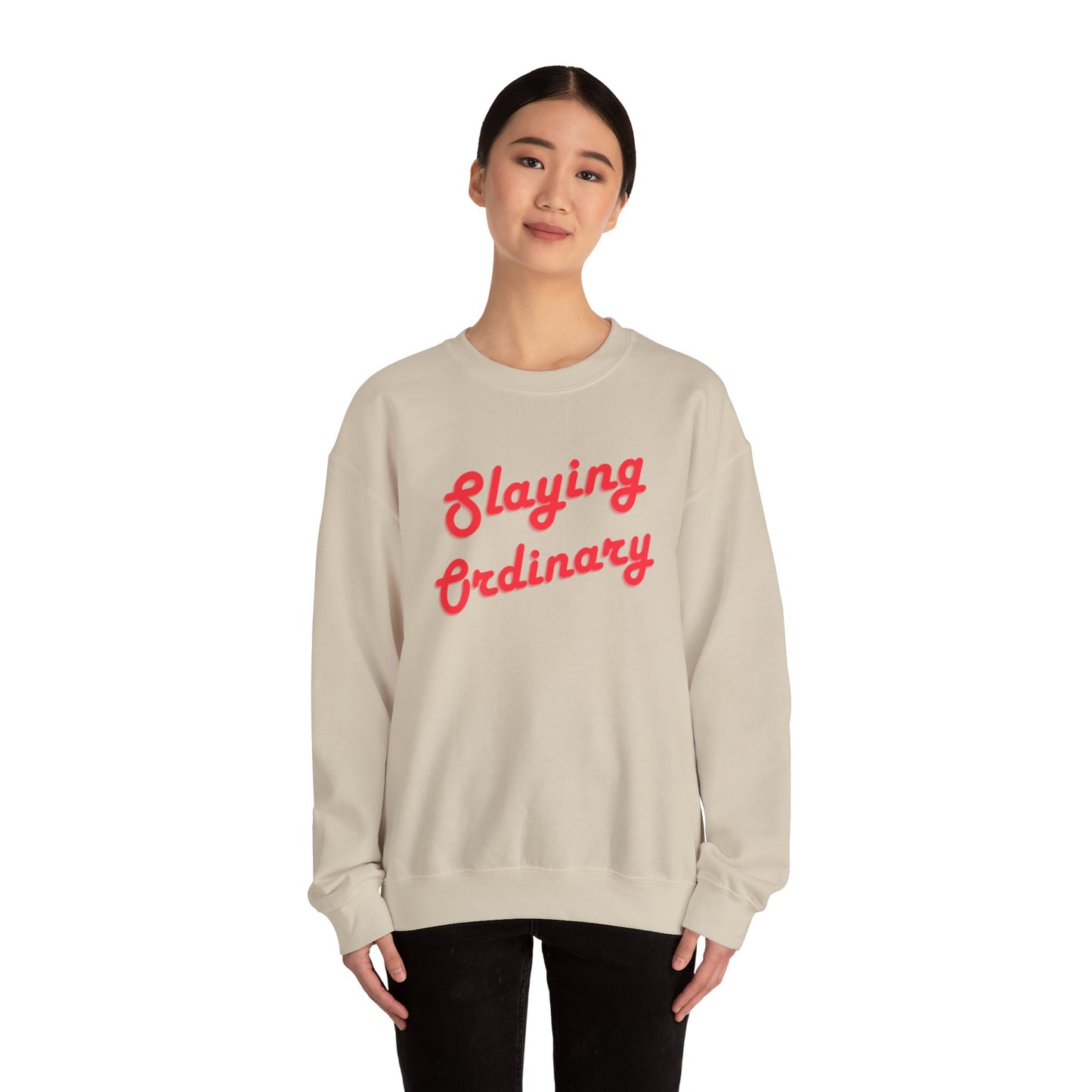 Unisex Heavy Blend™ Crewneck Slaying Ordinary Sweatshirt