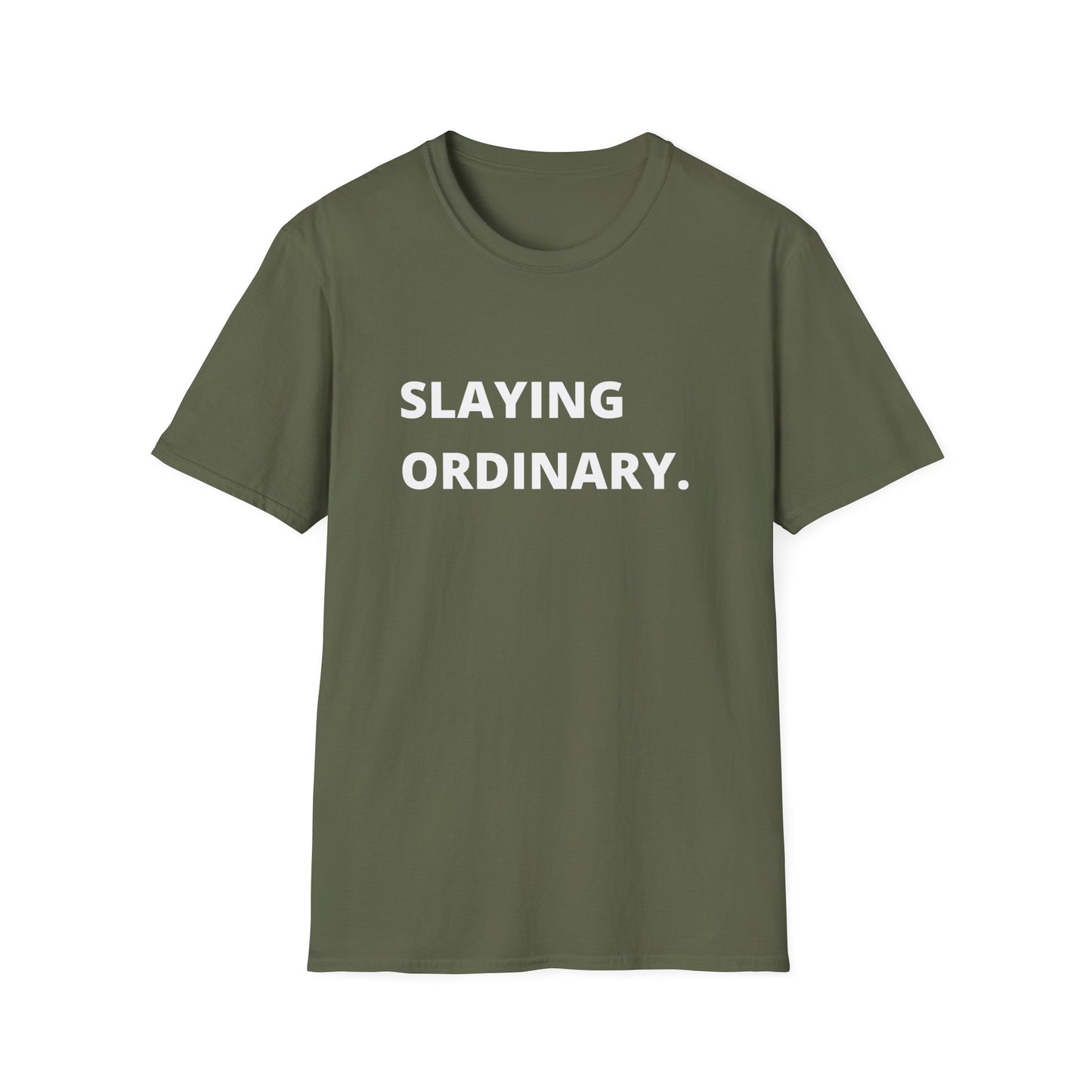 Slaying Ordinary Letter Unisex Softstyle Tee