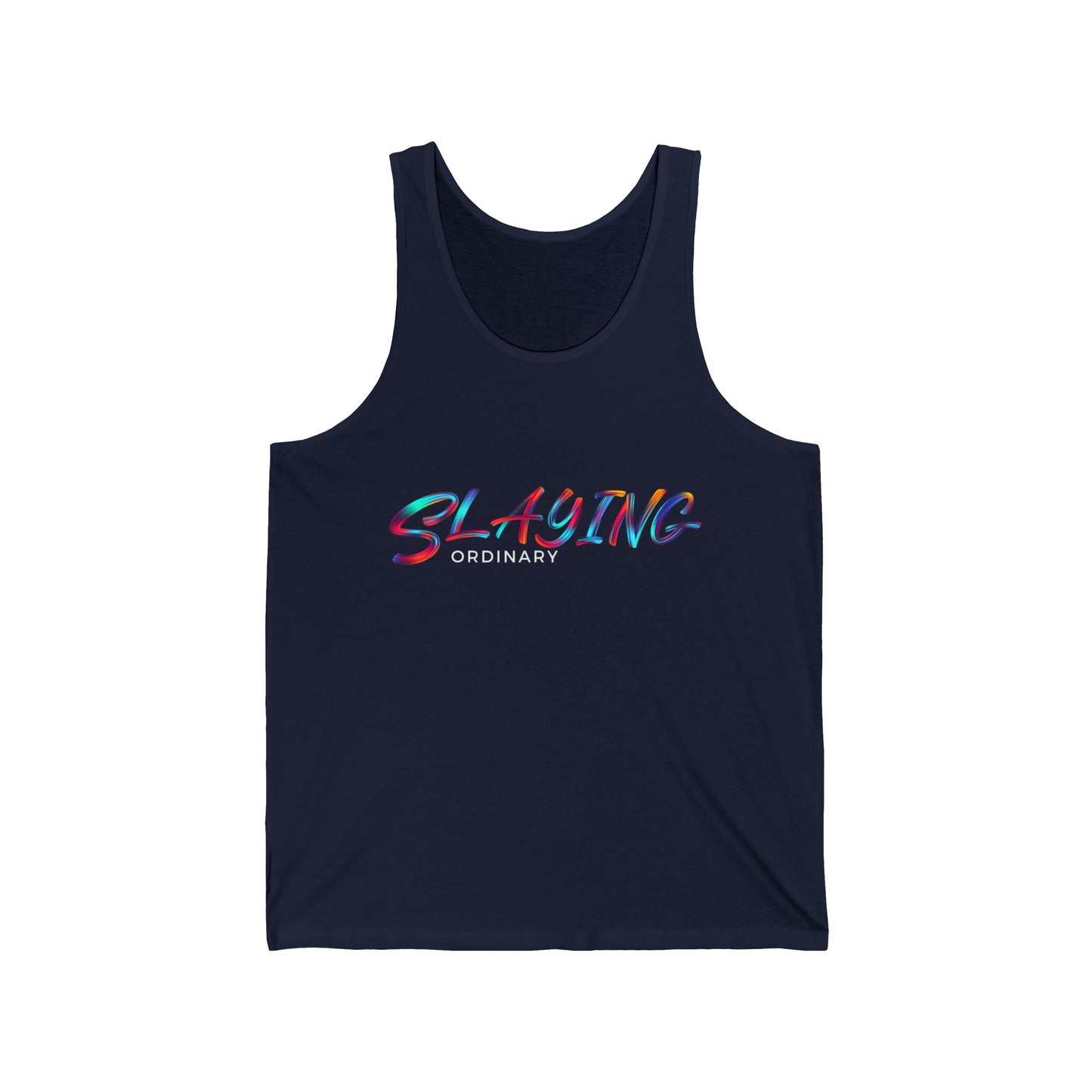 Unisex Jersey Tank Slaying Ordinary