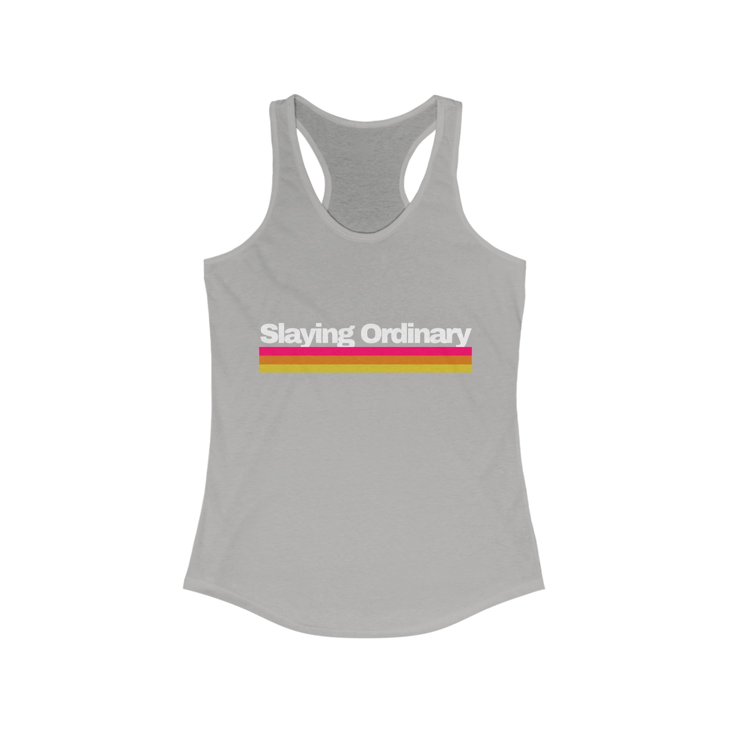 Women's Ideal Racerback Retro Slaying Ordinary Tank