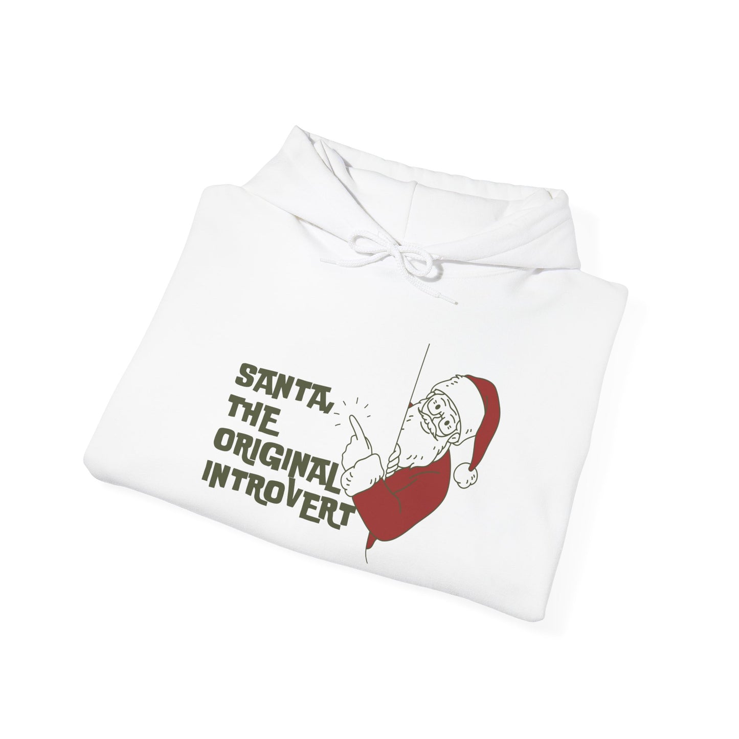 The Original Introvert Unisex Christmas Hoodie