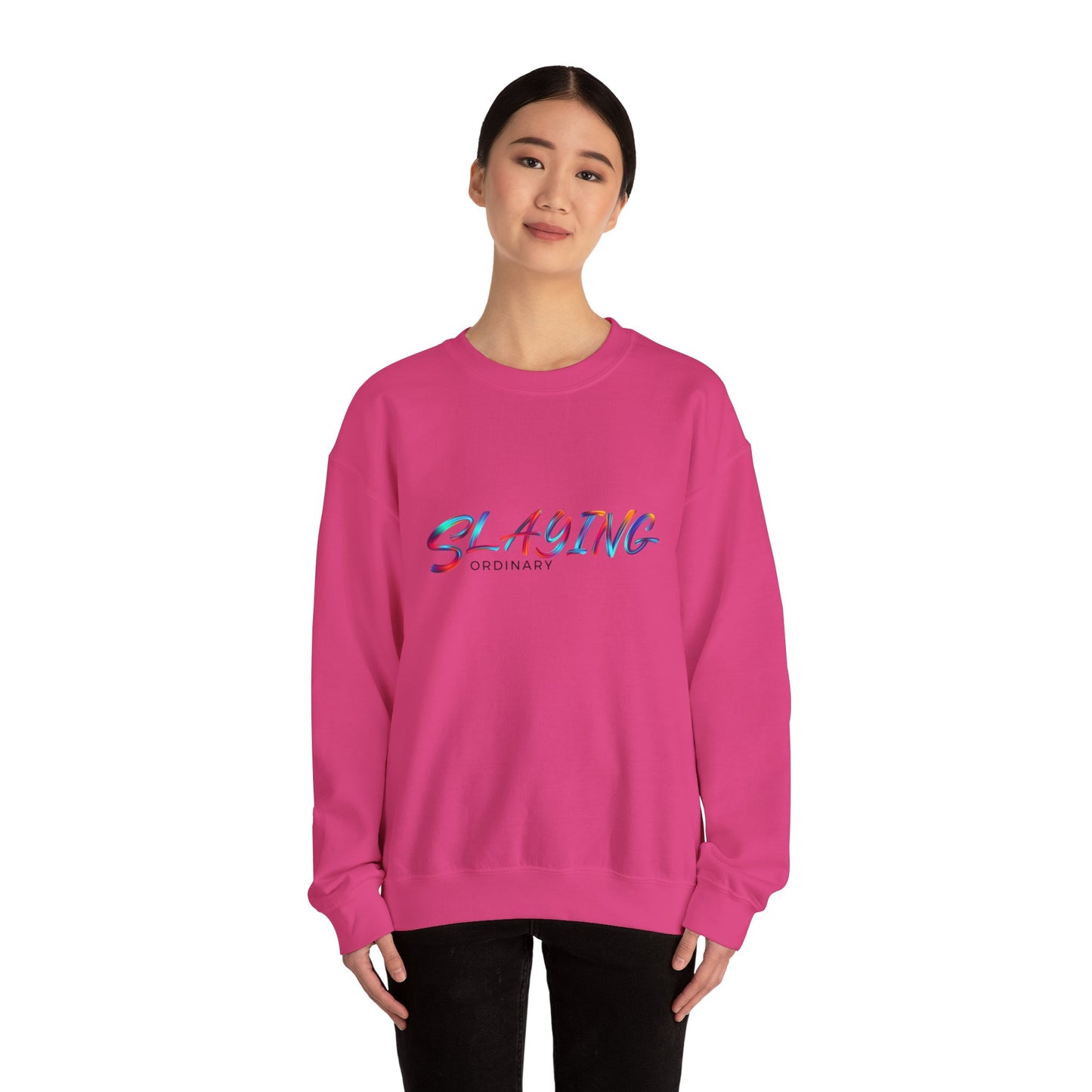 Unisex Heavy Blend™ Crewneck Slaying Ordinary Sweatshirt