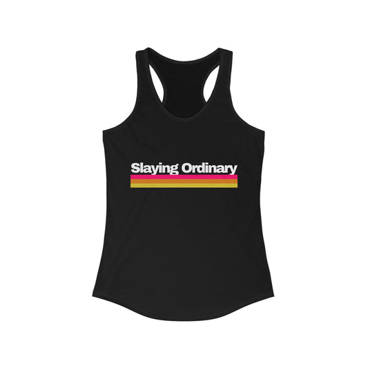 Women's Ideal Racerback Retro Slaying Ordinary Tank