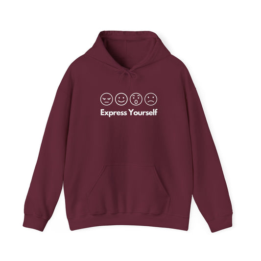 Unisex Heavy Blend™ Hooded Express Yourself Sweatshirt