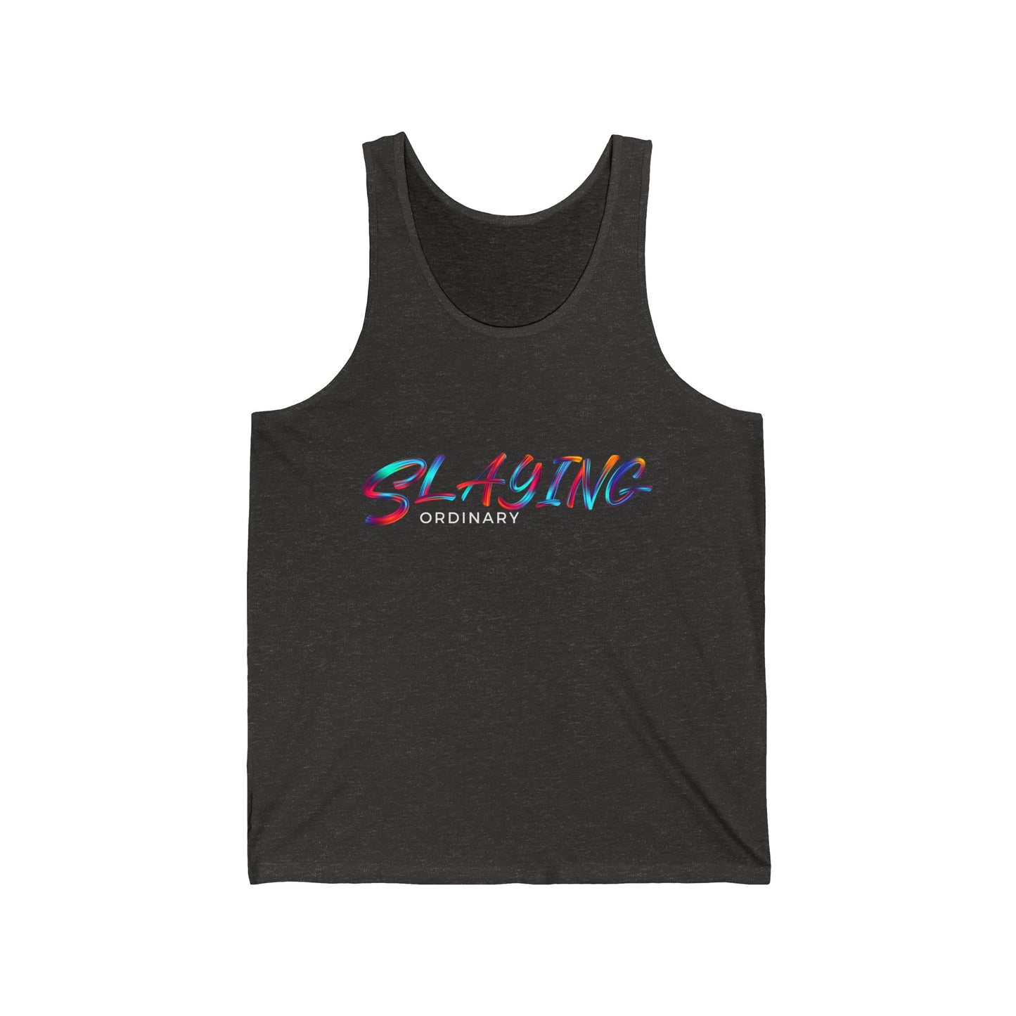 Unisex Jersey Tank Slaying Ordinary