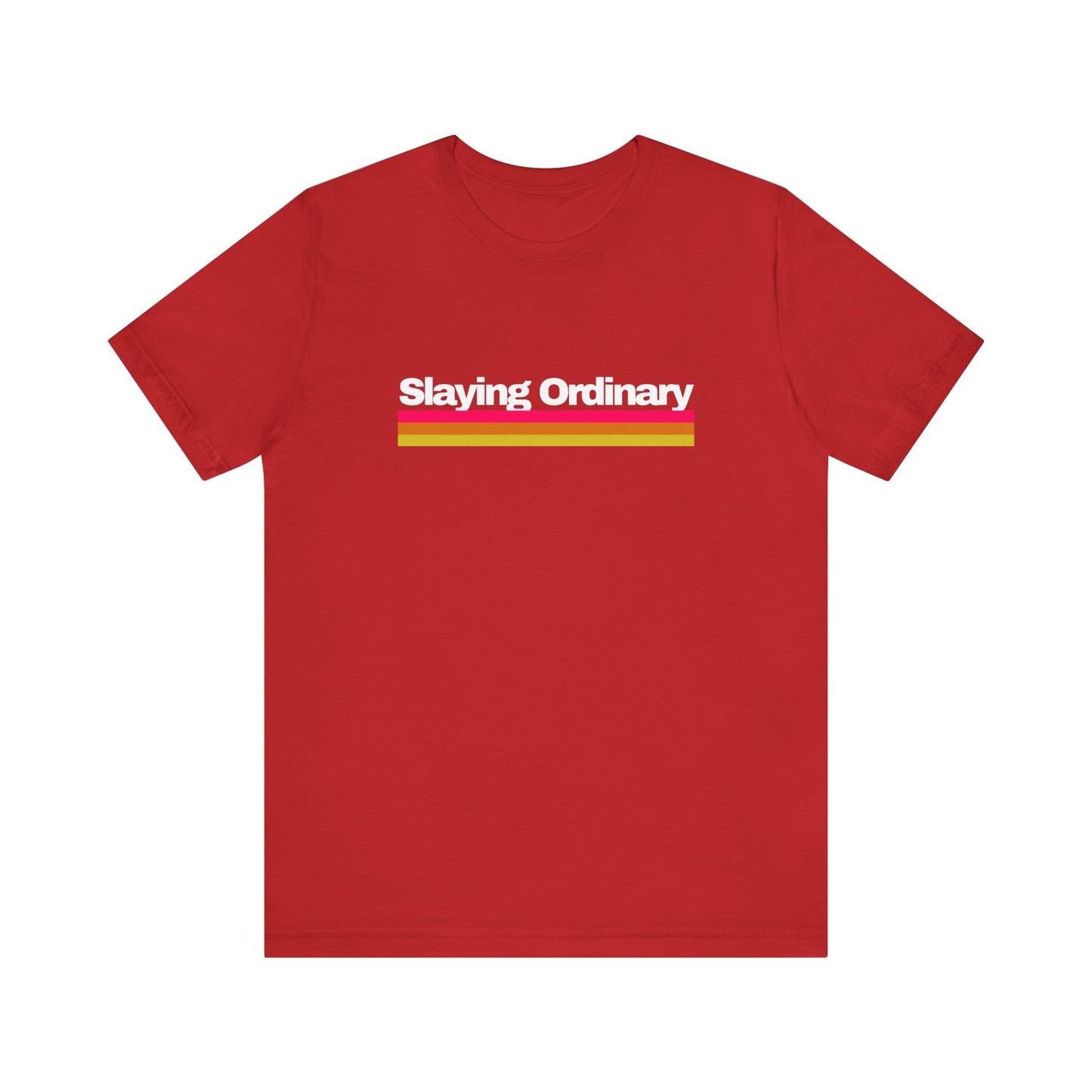 Unisex Jersey Short Sleeve Retro Slaying Ordinary Tee