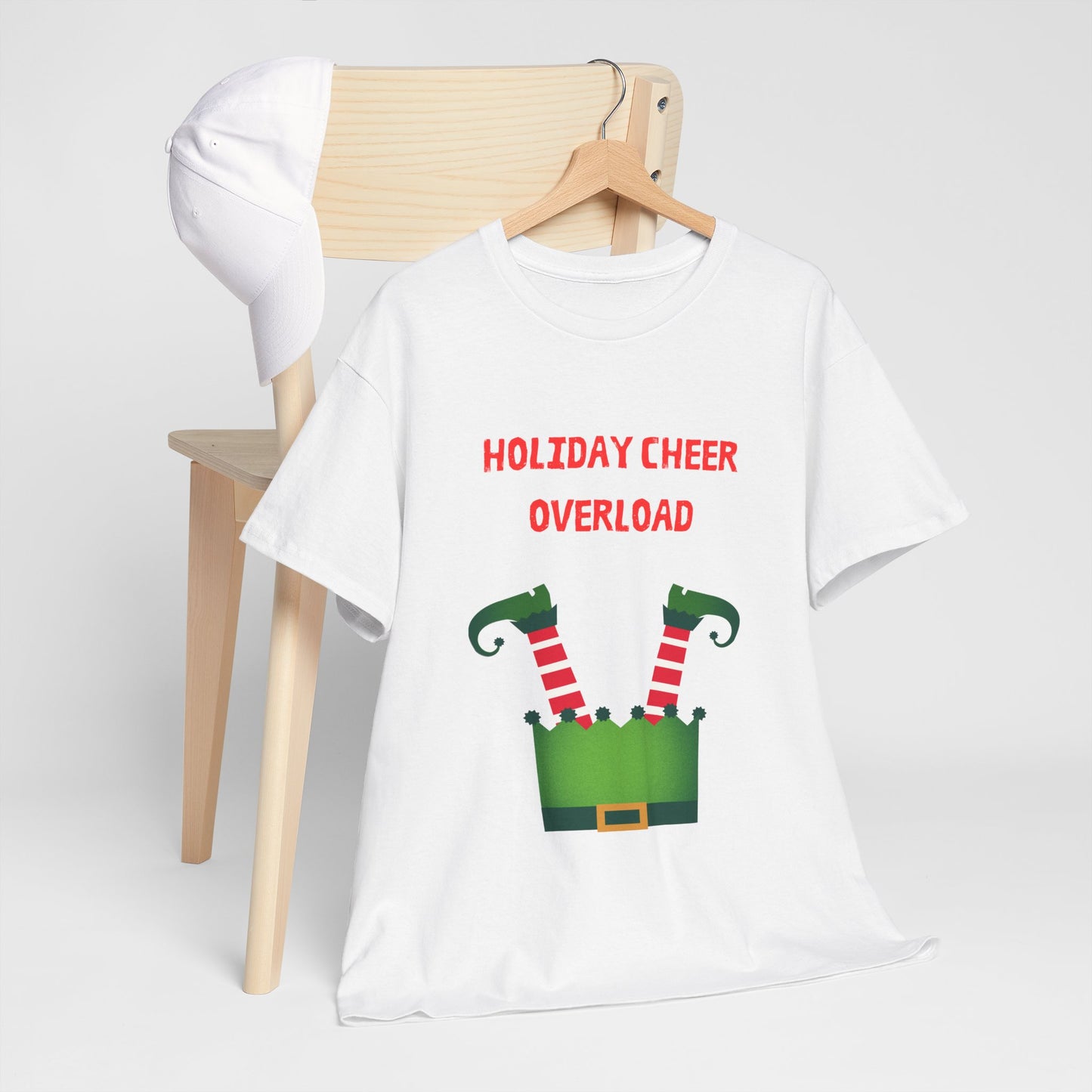 Holiday Cheer Overload Unisex Heavy Cotton Tee